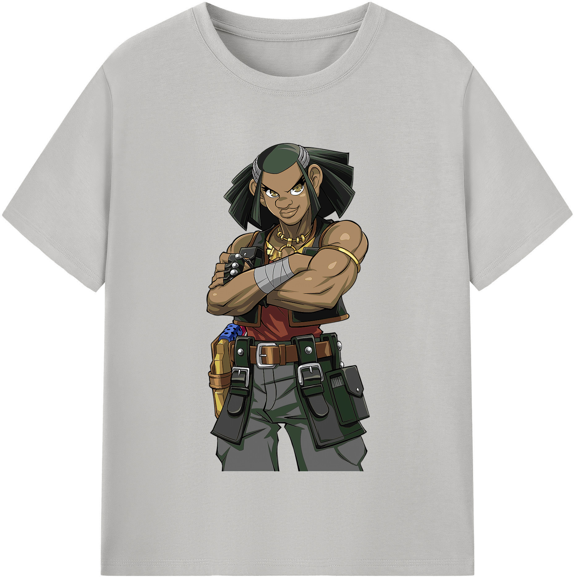 （画像用） 遊☆戯☆王 Yu-Gi-Oh! レディースカジュアルプリントTシャツ（綿100％）