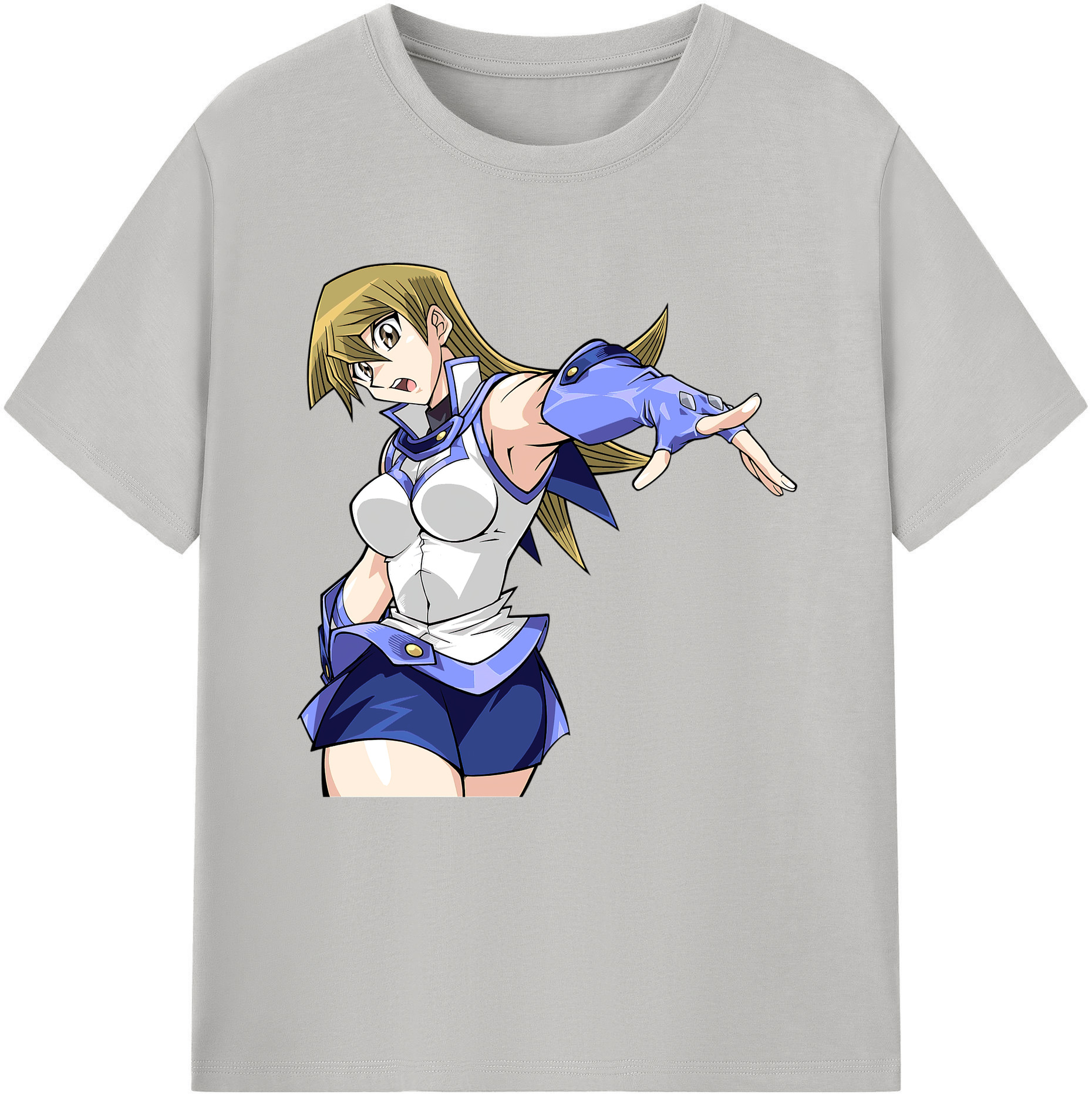 （画像用） 遊☆戯☆王 Yu-Gi-Oh! レディースカジュアルプリントTシャツ（綿100％）
