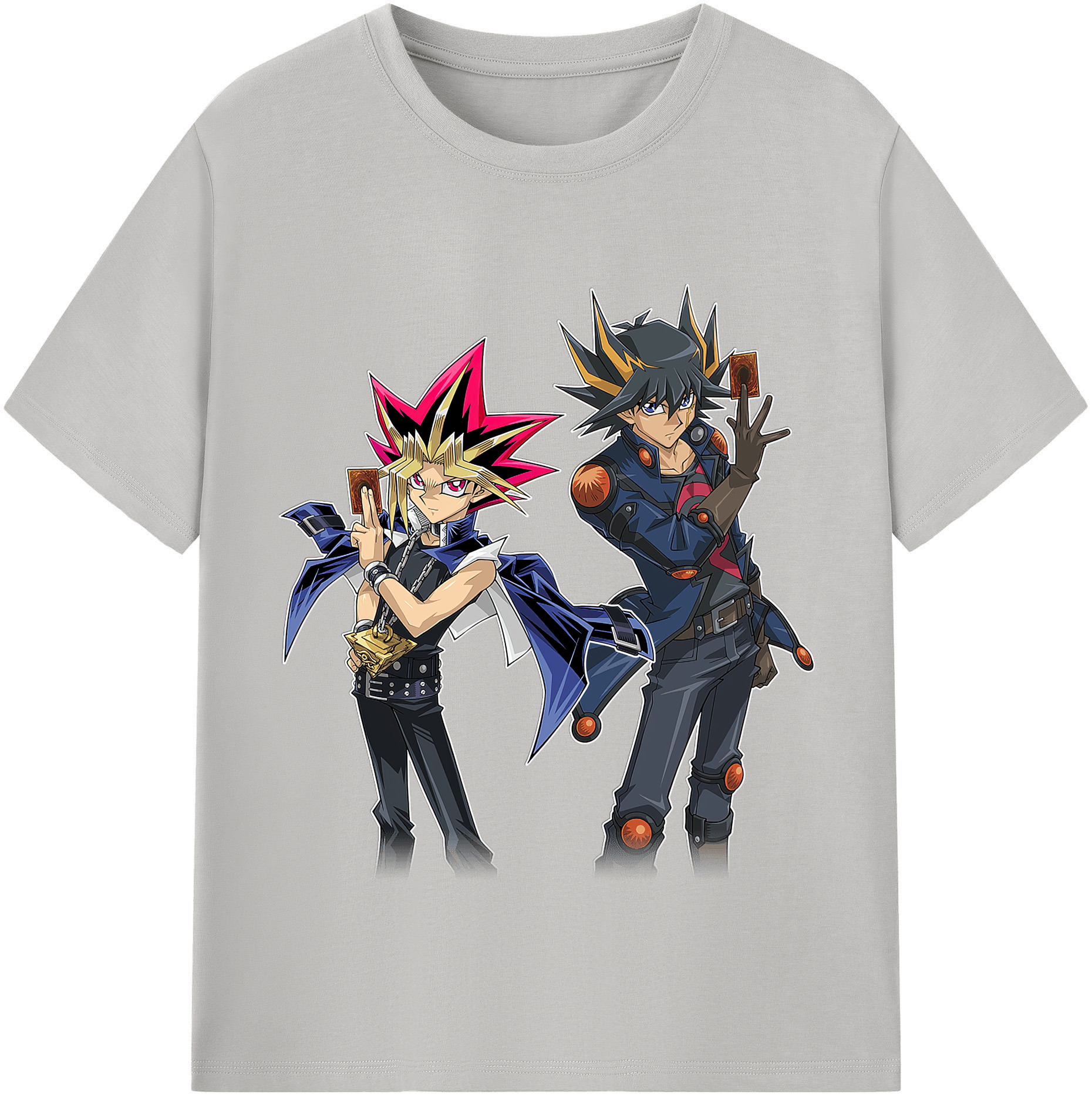 （画像用） 遊☆戯☆王 Yu-Gi-Oh! レディースカジュアルプリントTシャツ（綿100％）