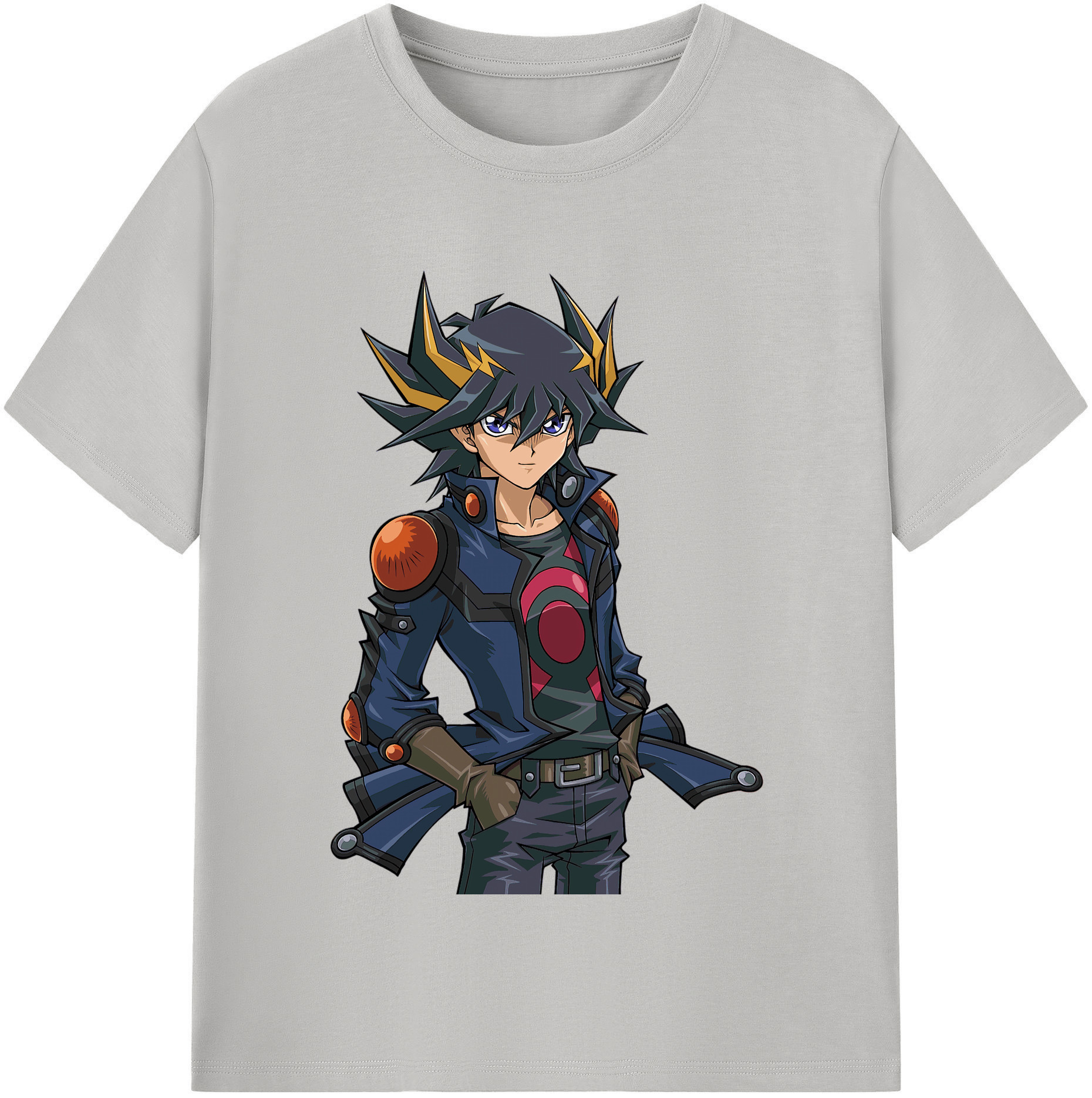 （画像用） 遊☆戯☆王 Yu-Gi-Oh! レディースカジュアルプリントTシャツ（綿100％）