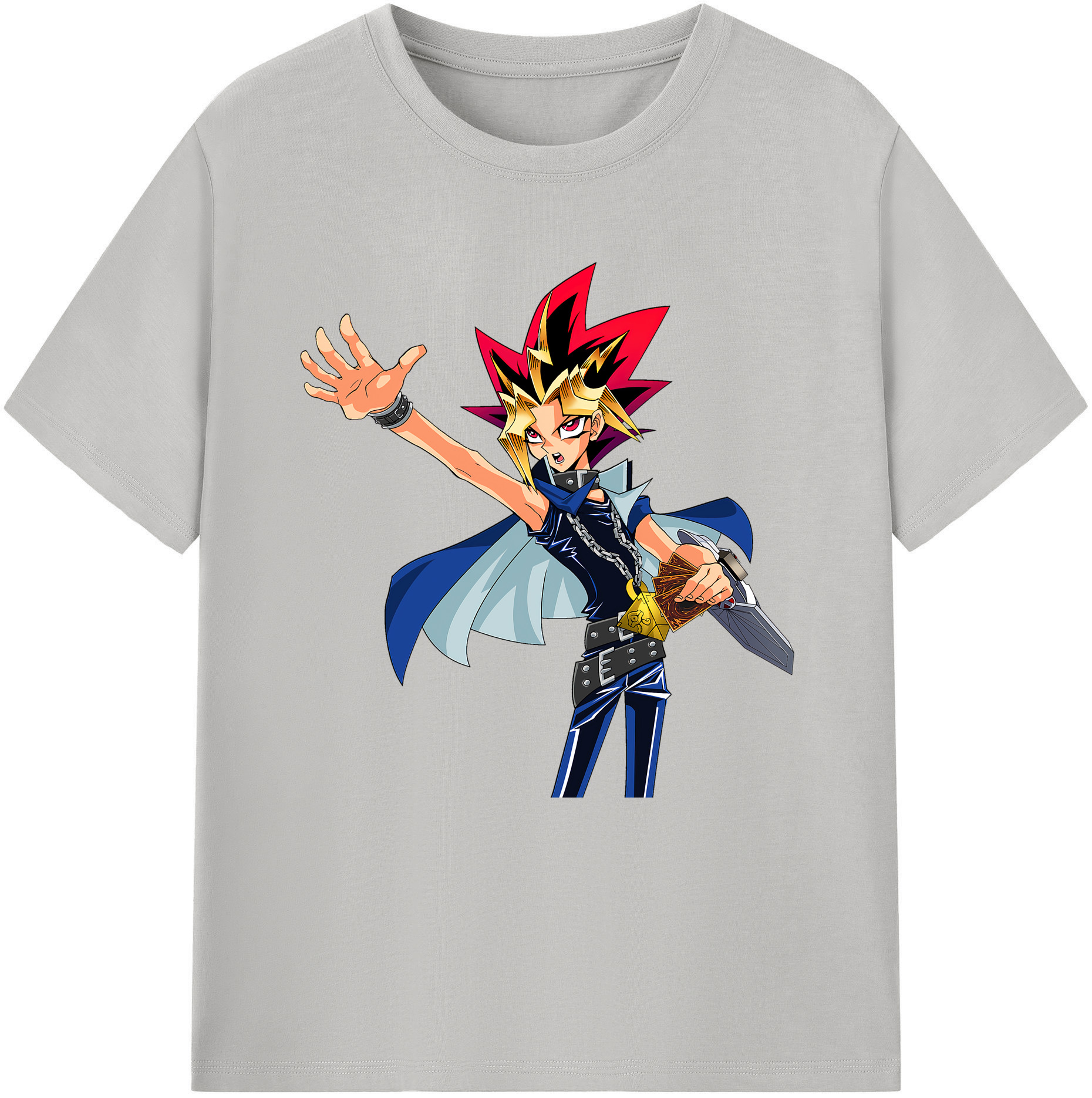 （画像用） 遊☆戯☆王 Yu-Gi-Oh! レディースカジュアルプリントTシャツ（綿100％）