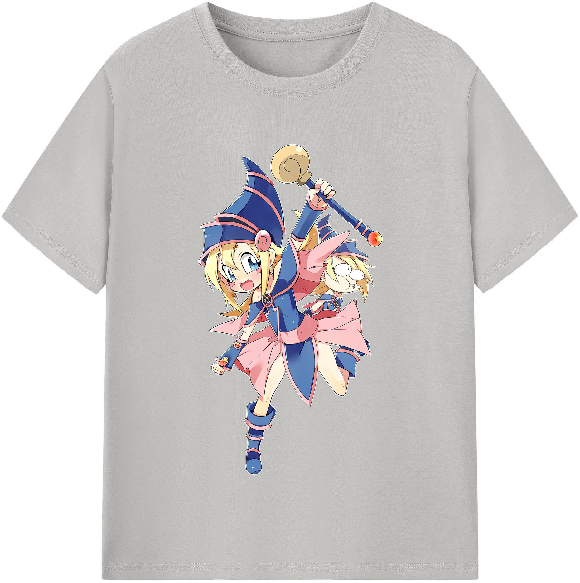 （画像用） 遊☆戯☆王 Yu-Gi-Oh! レディースカジュアルプリントTシャツ（綿100％）