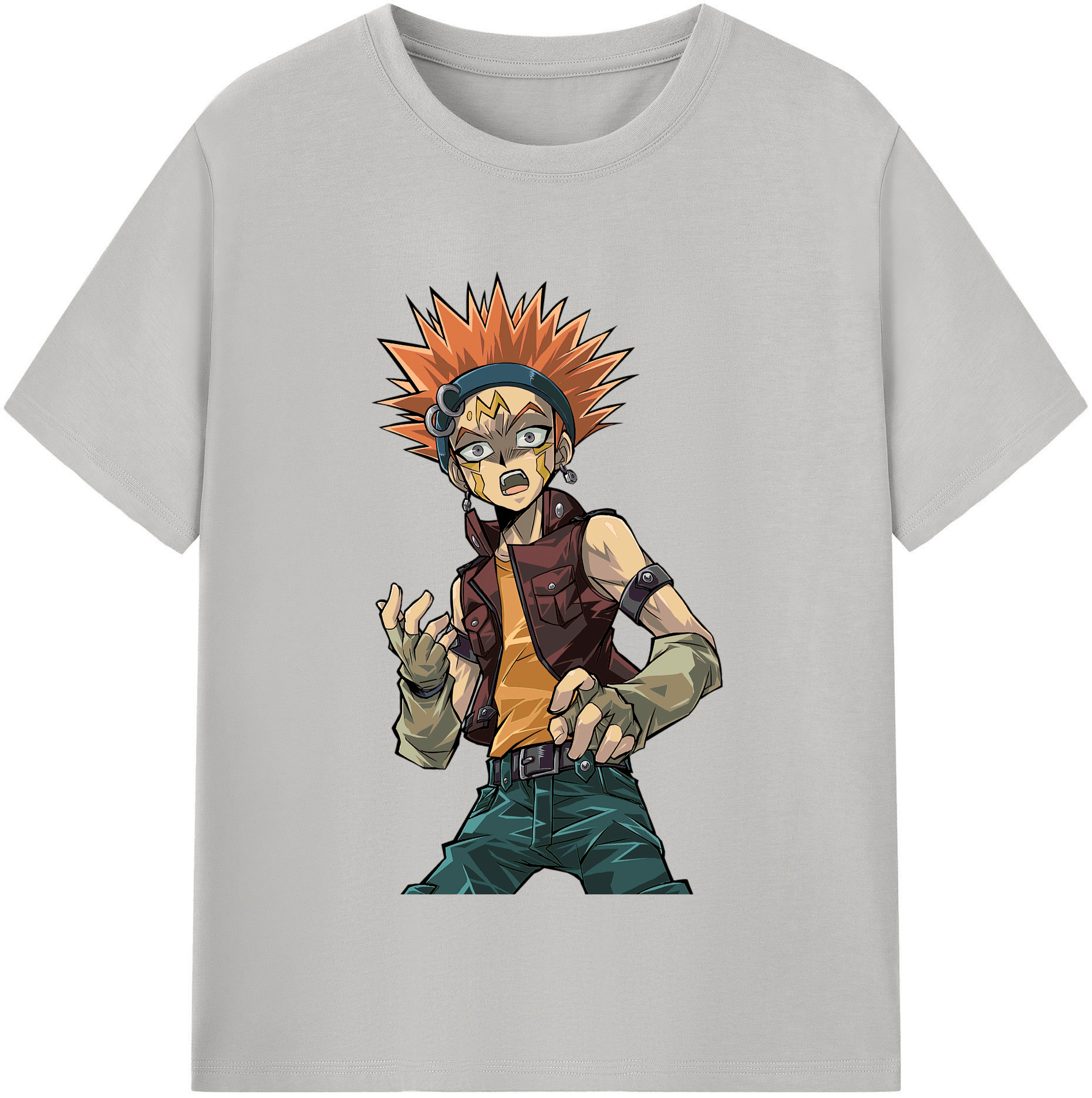 （画像用） 遊☆戯☆王 Yu-Gi-Oh! レディースカジュアルプリントTシャツ（綿100％）