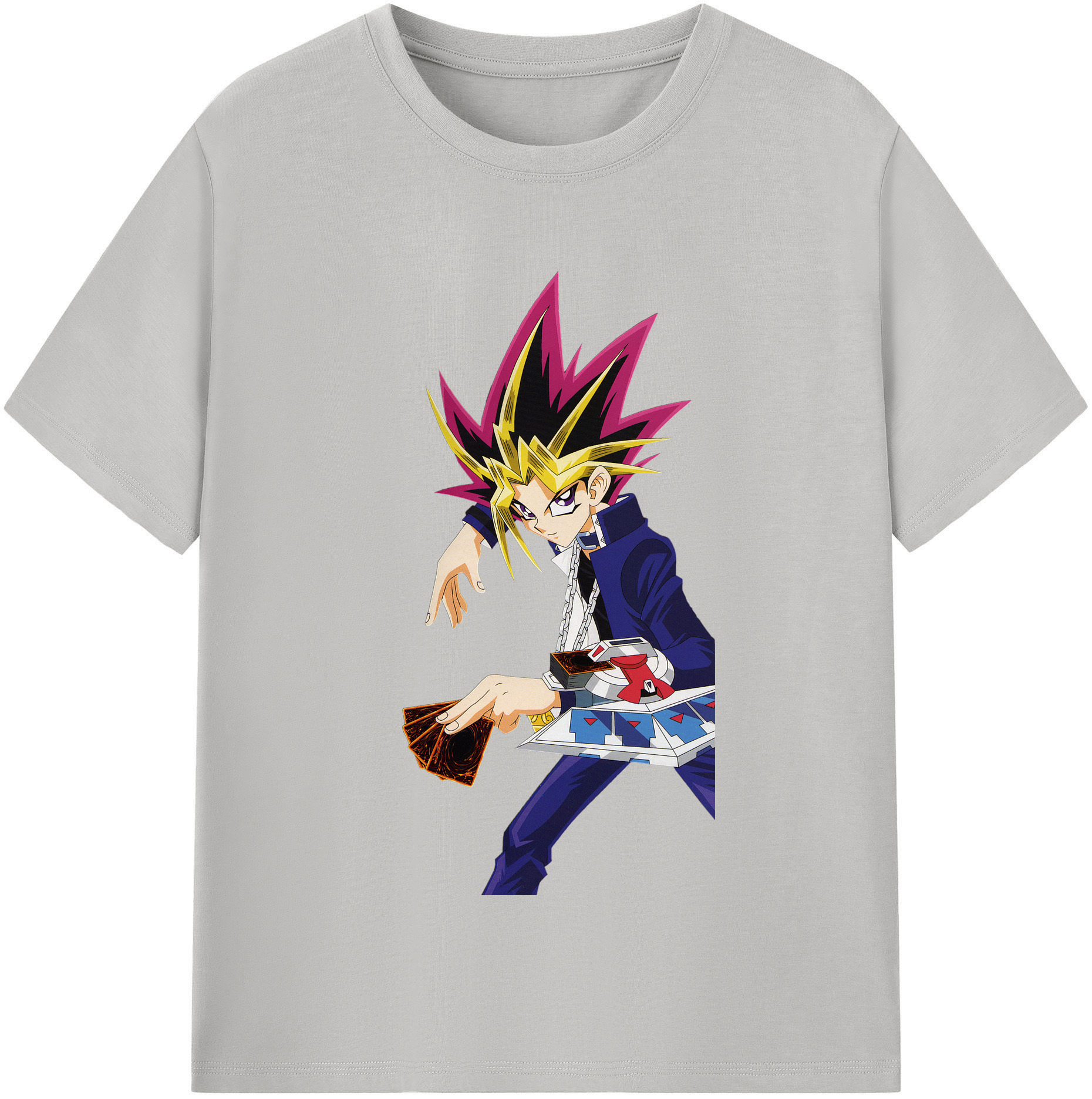 （画像用） 遊☆戯☆王 Yu-Gi-Oh! レディースカジュアルプリントTシャツ（綿100％）