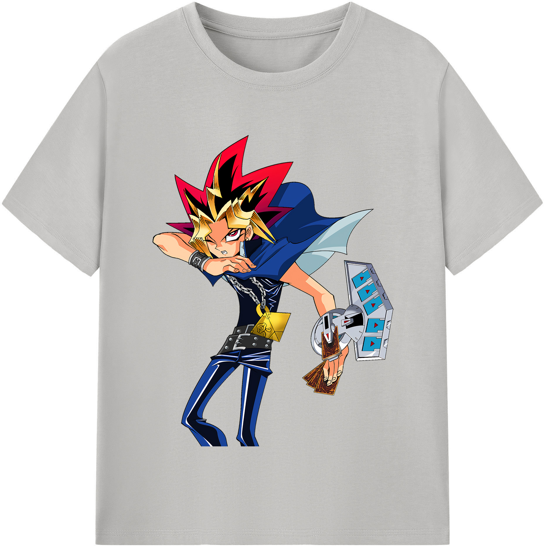 （画像用） 遊☆戯☆王 Yu-Gi-Oh! レディースカジュアルプリントTシャツ（綿100％）