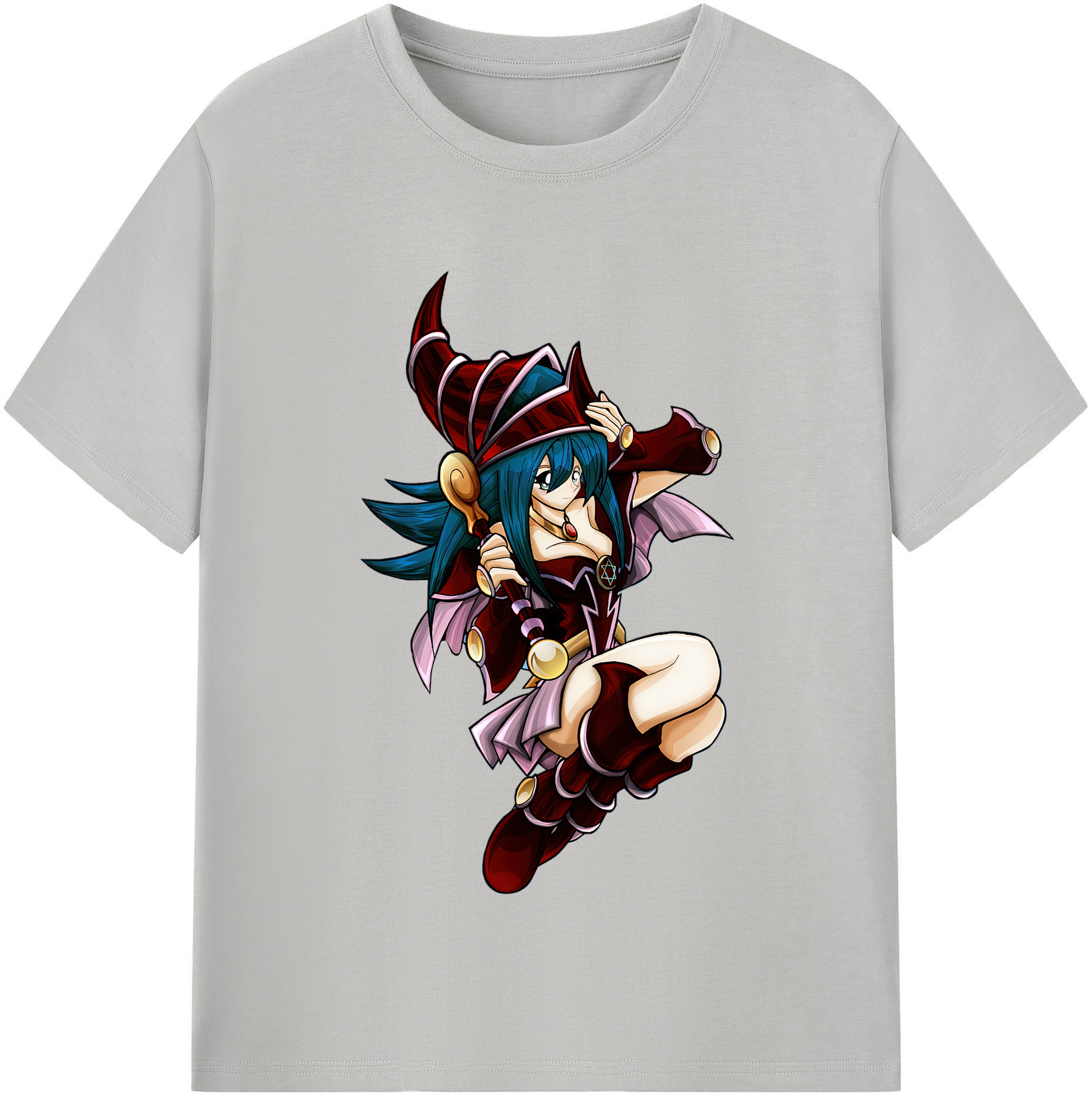 （画像用） 遊☆戯☆王 Yu-Gi-Oh! レディースカジュアルプリントTシャツ（綿100％）