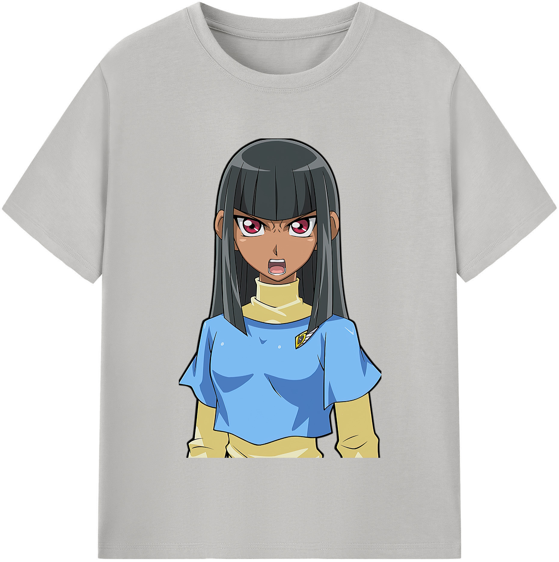 （画像用） 遊☆戯☆王 Yu-Gi-Oh! レディースカジュアルプリントTシャツ（綿100％）