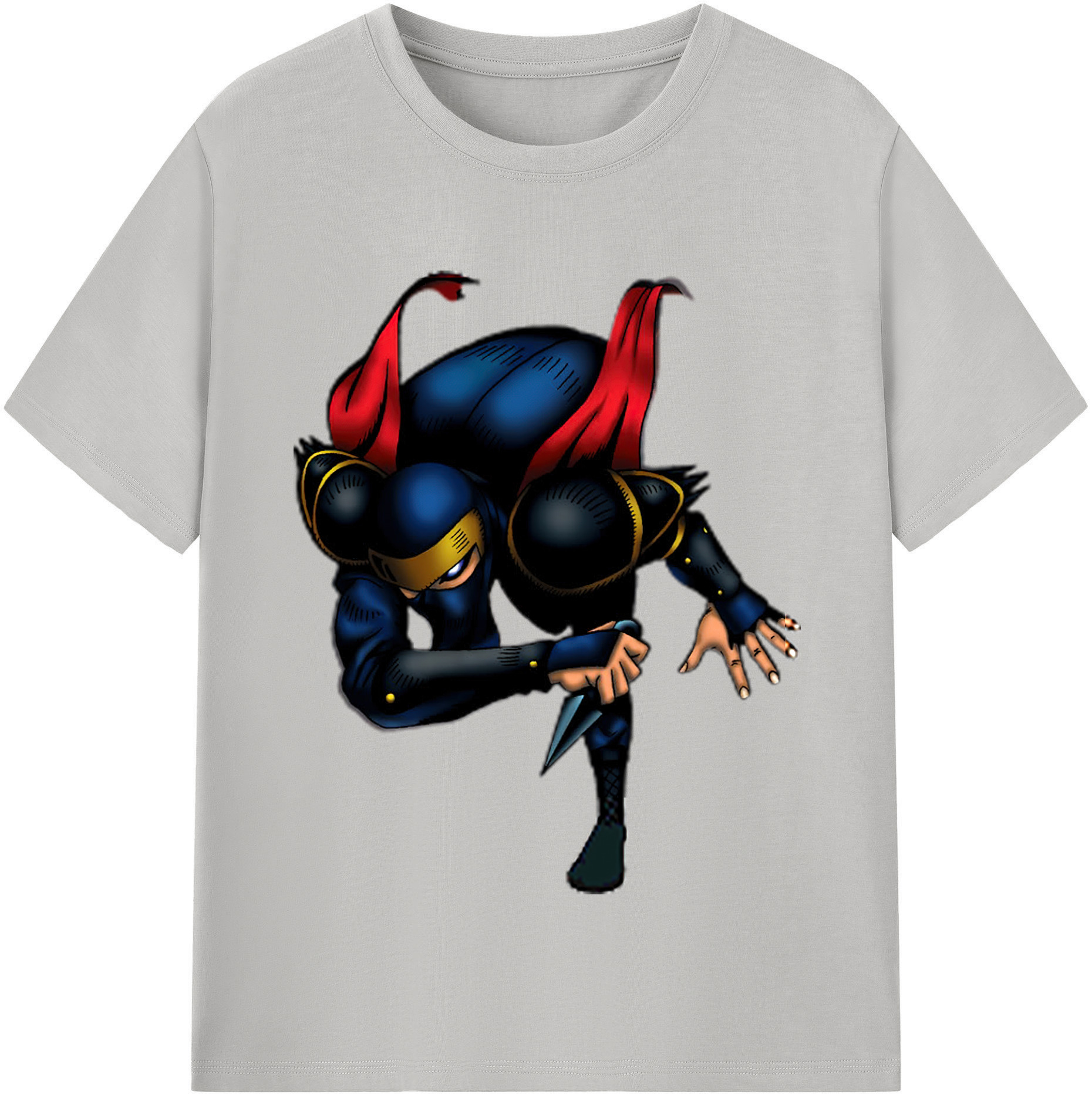 （画像用） 遊☆戯☆王 Yu-Gi-Oh! レディースカジュアルプリントTシャツ（綿100％）