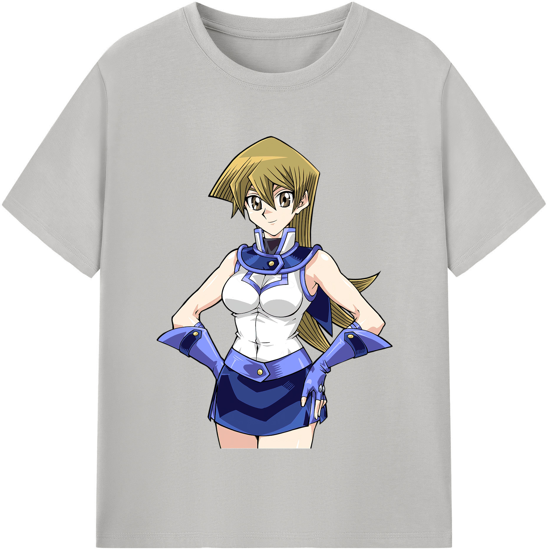 （画像用） 遊☆戯☆王 Yu-Gi-Oh! レディースカジュアルプリントTシャツ（綿100％）