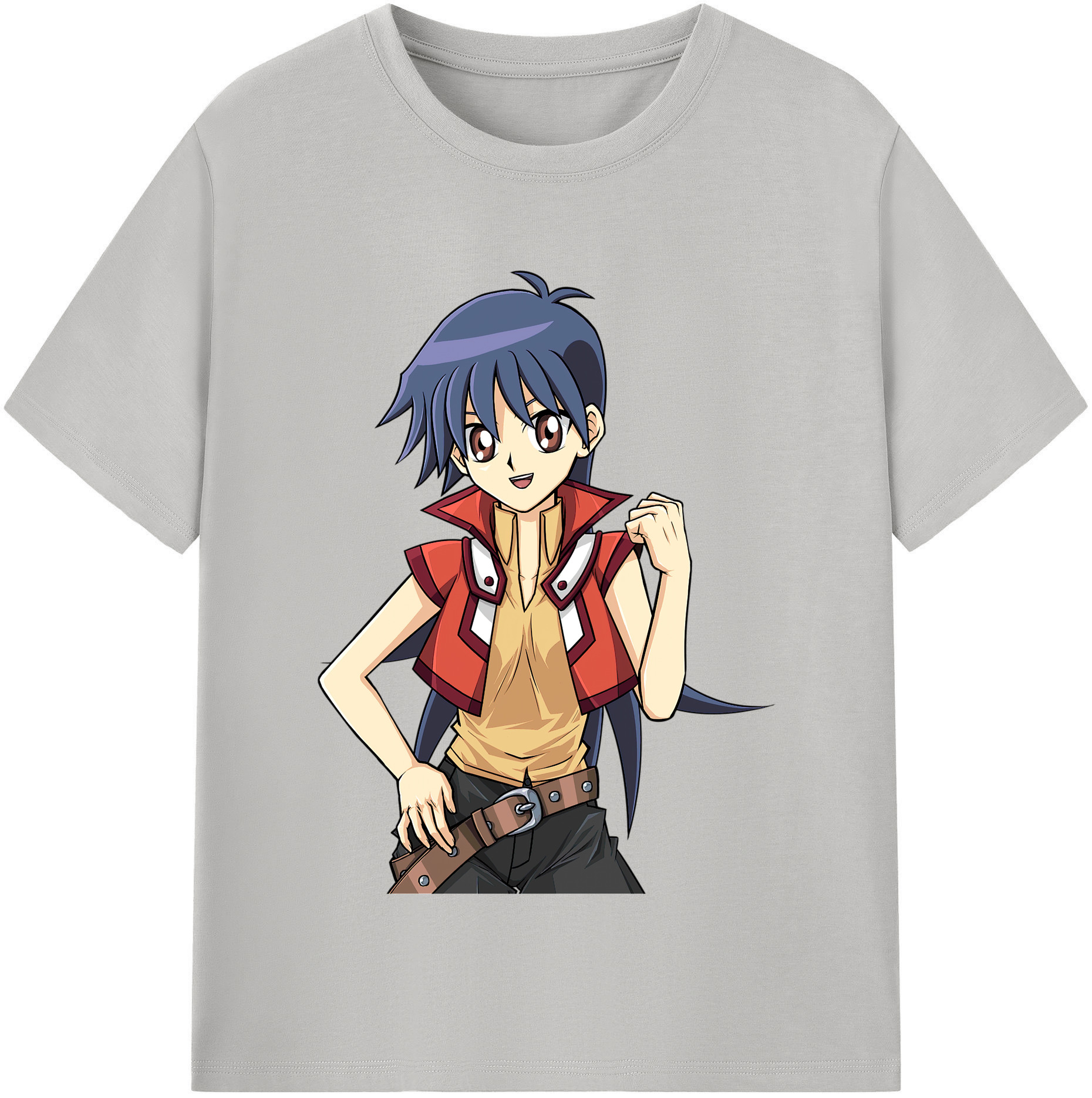 （画像用） 遊☆戯☆王 Yu-Gi-Oh! レディースカジュアルプリントTシャツ（綿100％）