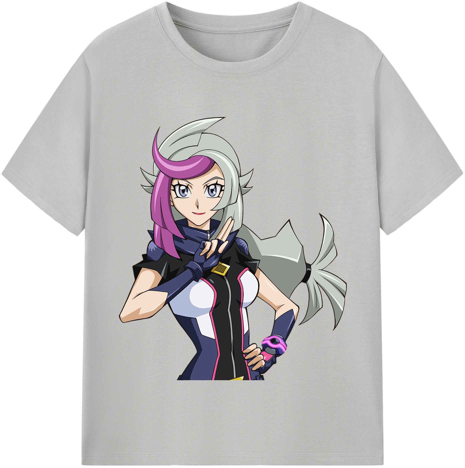 （画像用） 遊☆戯☆王 Yu-Gi-Oh! レディースカジュアルプリントTシャツ（綿100％）