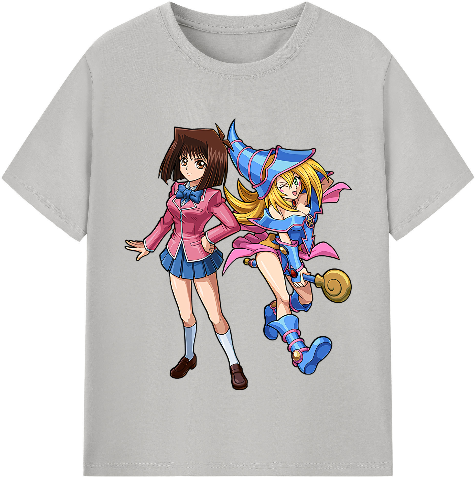（画像用） 遊☆戯☆王 Yu-Gi-Oh! レディースカジュアルプリントTシャツ（綿100％）