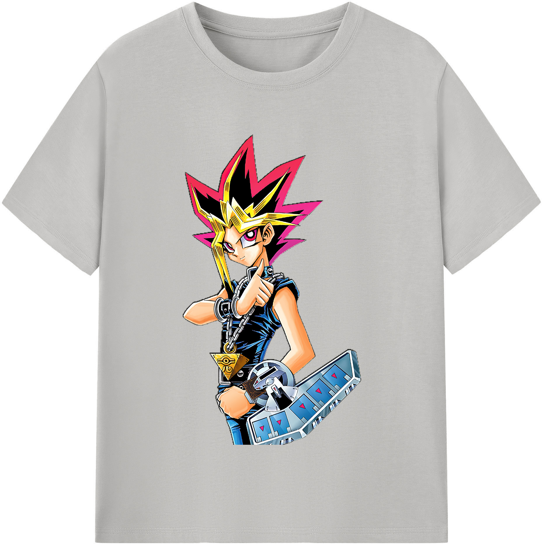 （画像用） 遊☆戯☆王 Yu-Gi-Oh! レディースカジュアルプリントTシャツ（綿100％）