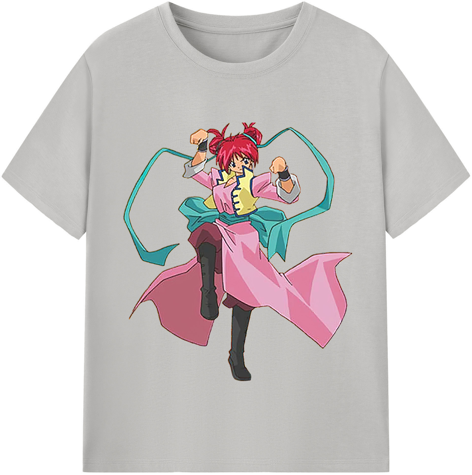 （画像用） 遊☆戯☆王 Yu-Gi-Oh! レディースカジュアルプリントTシャツ（綿100％）