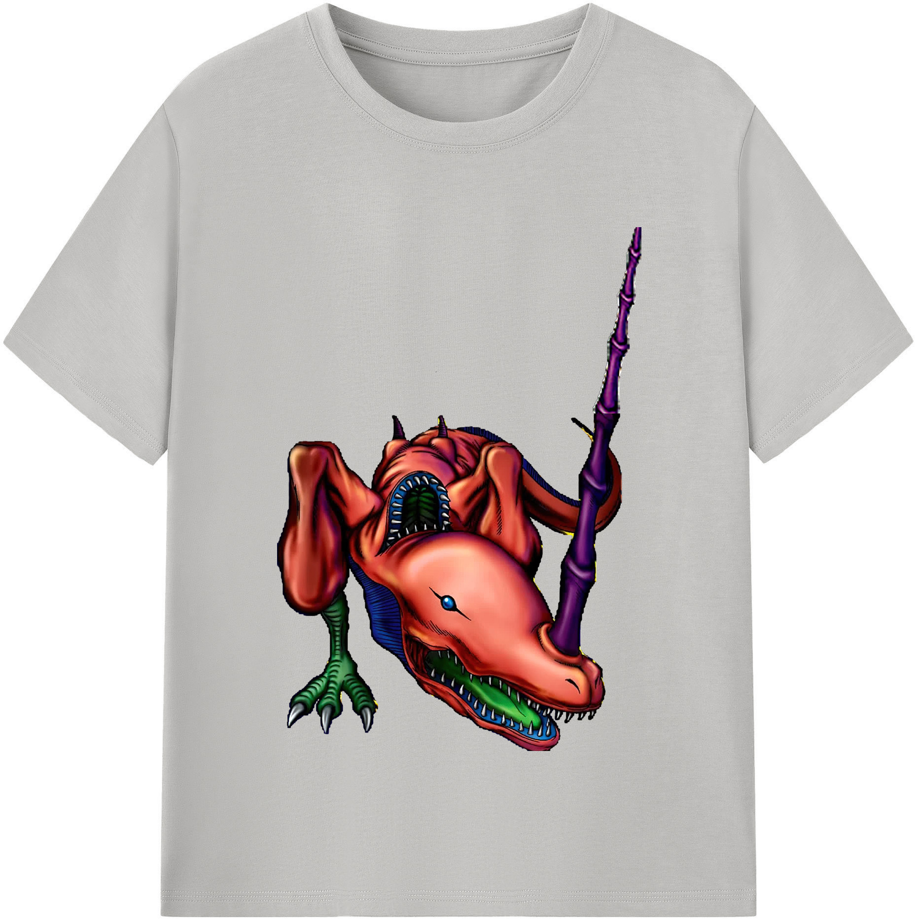 （画像用） 遊☆戯☆王 Yu-Gi-Oh! レディースカジュアルプリントTシャツ（綿100％）