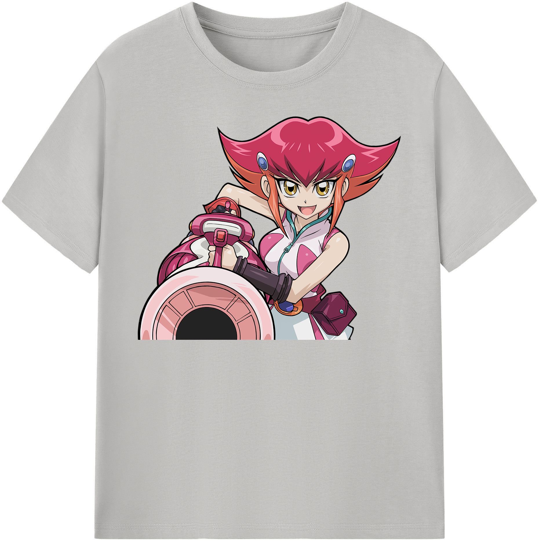 （画像用） 遊☆戯☆王 Yu-Gi-Oh! レディースカジュアルプリントTシャツ（綿100％）