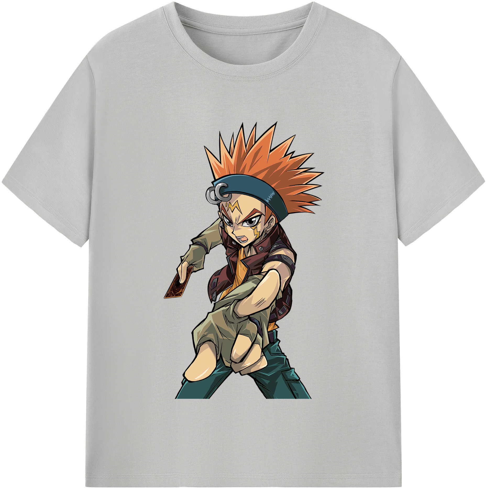 （画像用） 遊☆戯☆王 Yu-Gi-Oh! レディースカジュアルプリントTシャツ（綿100％）