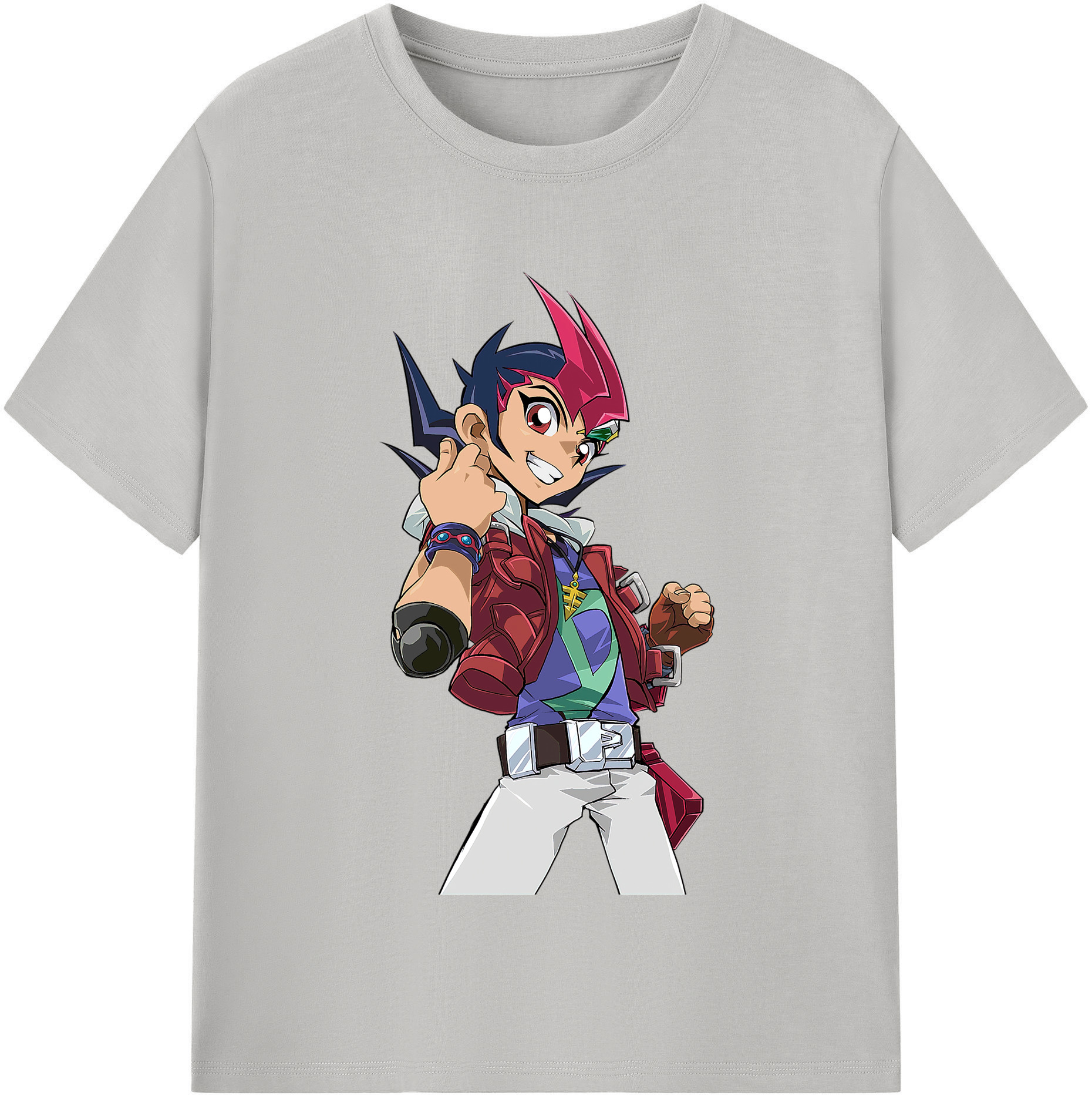 （画像用） 遊☆戯☆王 Yu-Gi-Oh! レディースカジュアルプリントTシャツ（綿100％）