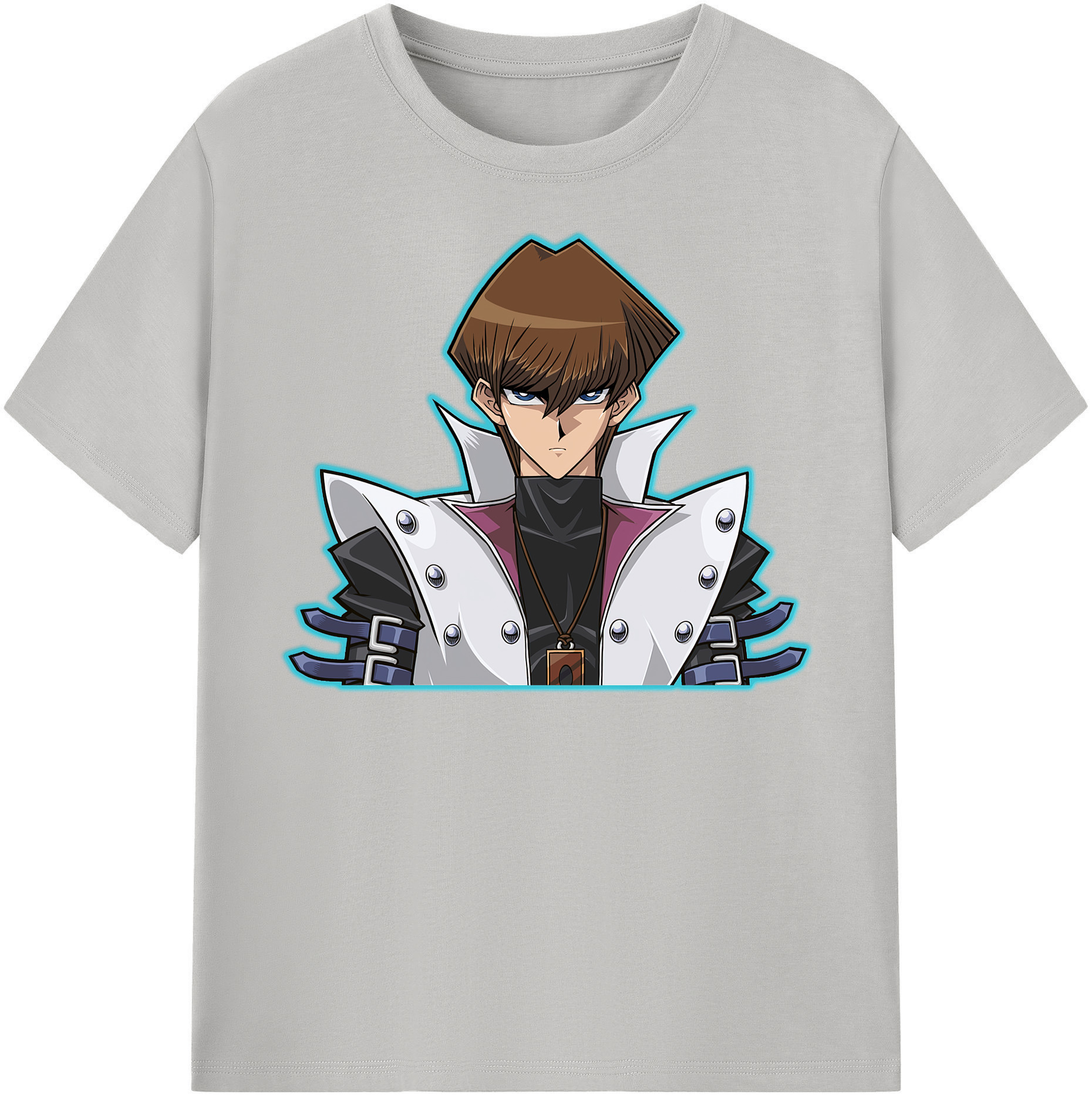 （画像用） 遊☆戯☆王 Yu-Gi-Oh! レディースカジュアルプリントTシャツ（綿100％）