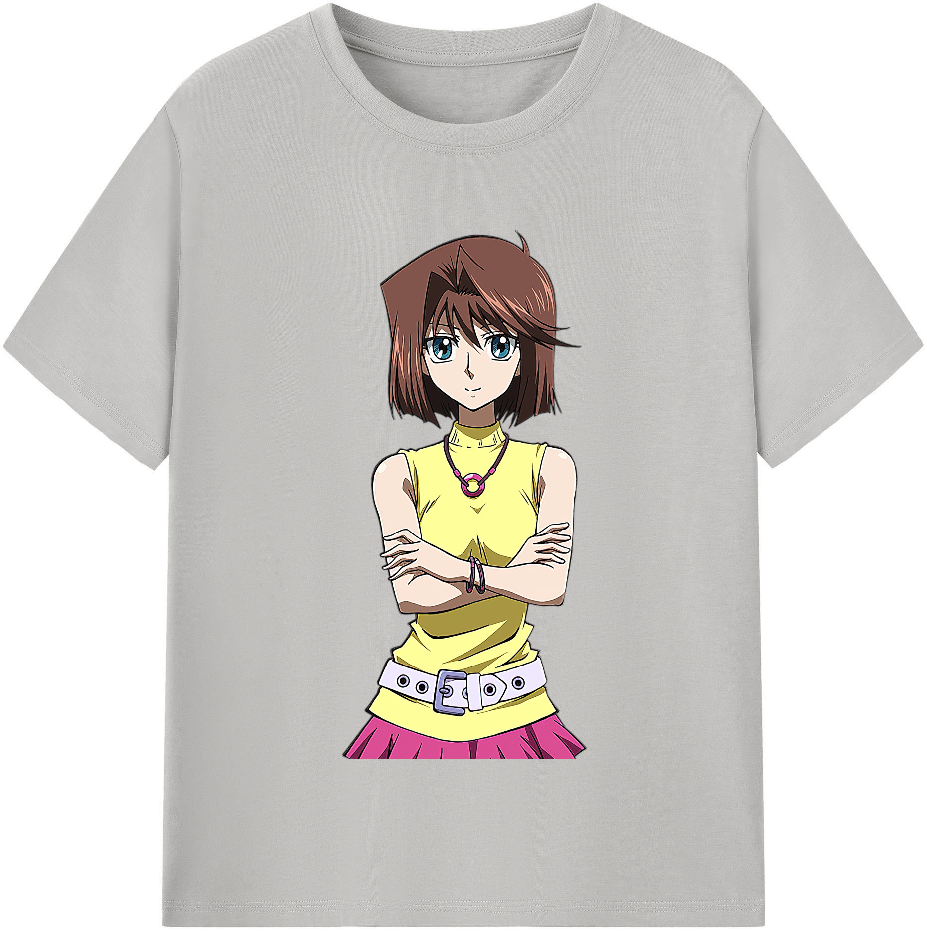 （画像用） 遊☆戯☆王 Yu-Gi-Oh! レディースカジュアルプリントTシャツ（綿100％）