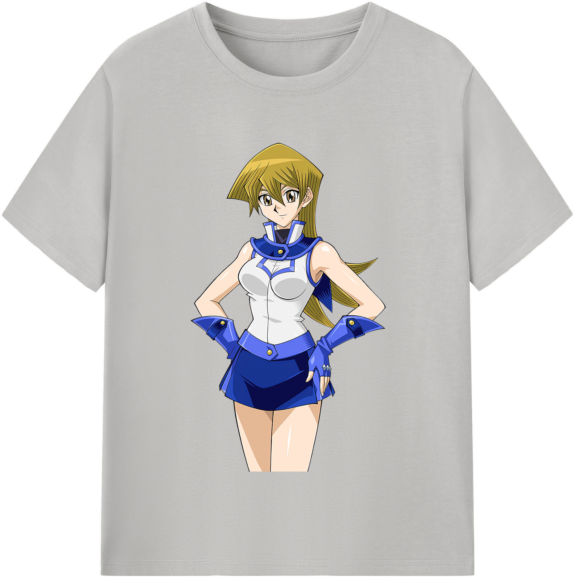 （画像用） 遊☆戯☆王 Yu-Gi-Oh! レディースカジュアルプリントTシャツ（綿100％）