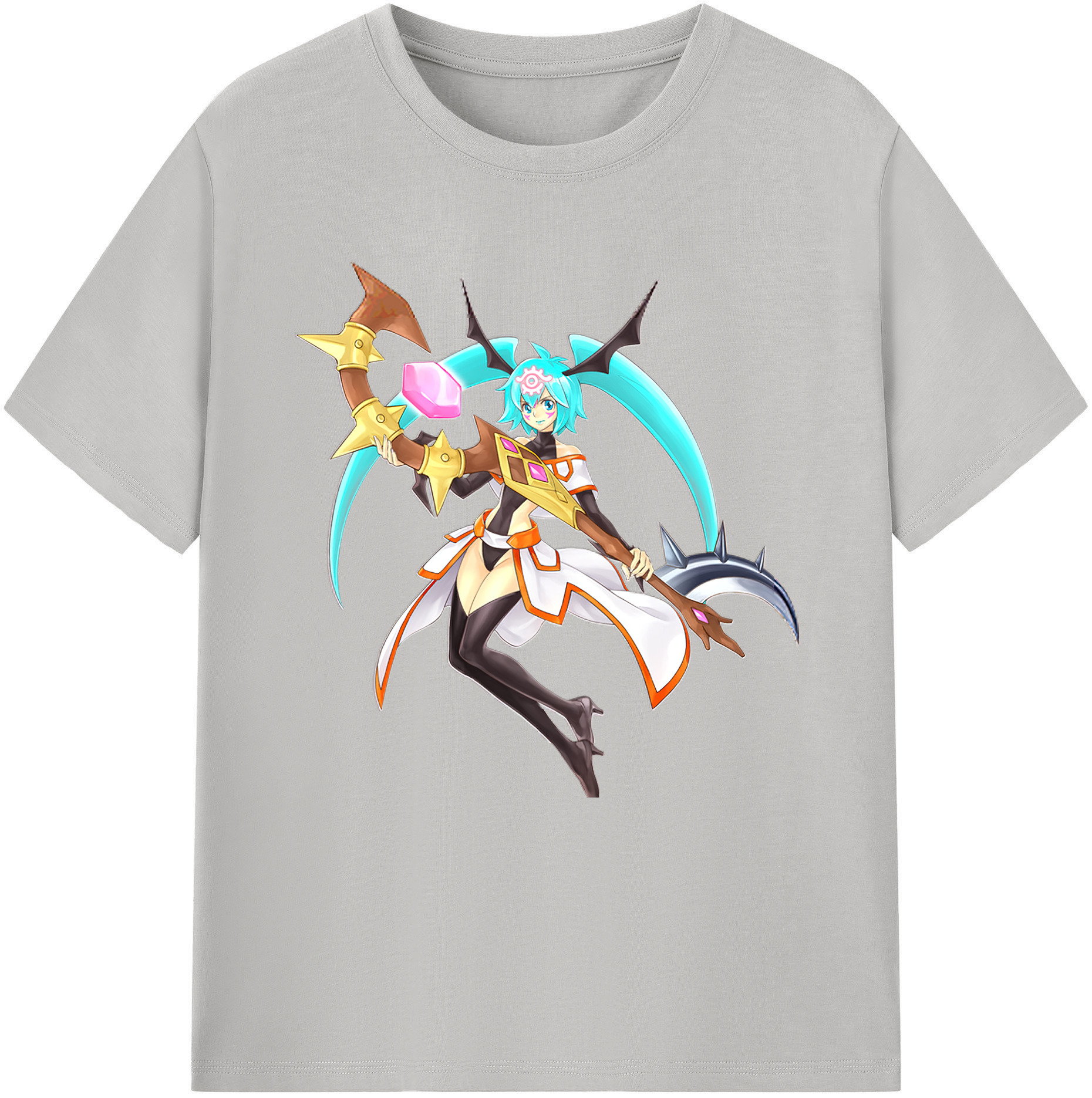 （画像用） 遊☆戯☆王 Yu-Gi-Oh! レディースカジュアルプリントTシャツ（綿100％）