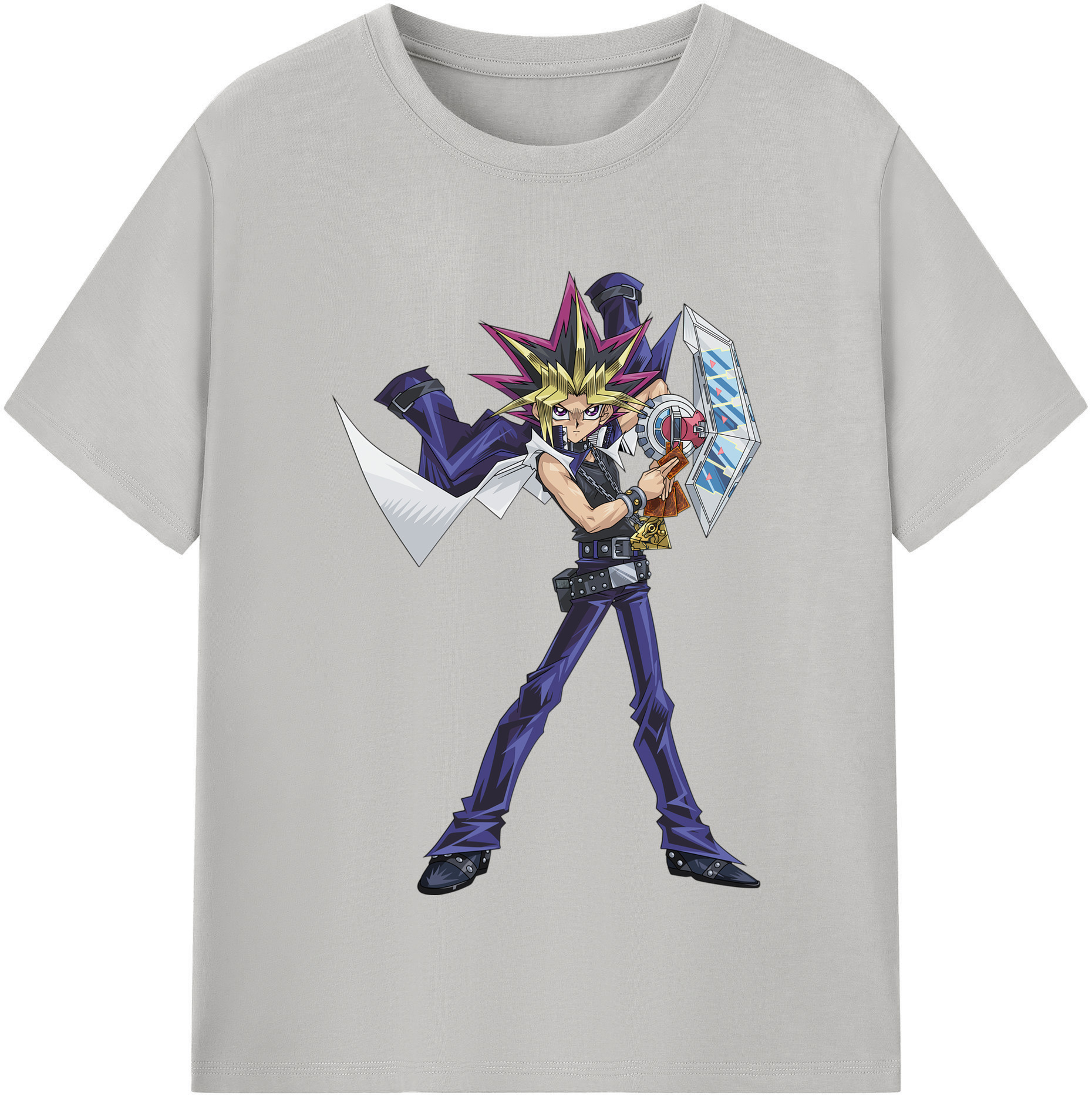 （画像用） 遊☆戯☆王 Yu-Gi-Oh! レディースカジュアルプリントTシャツ（綿100％）
