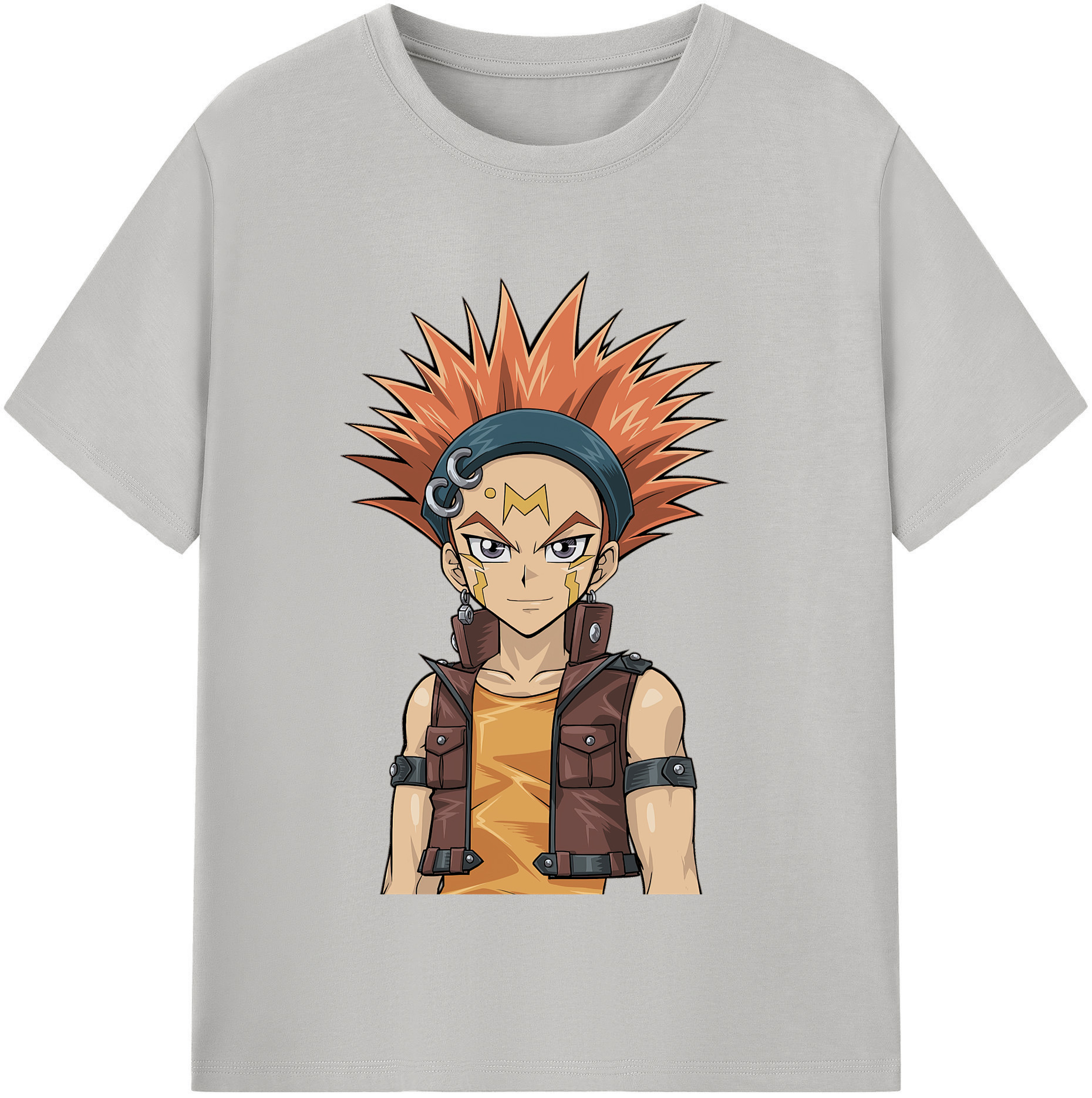 （画像用） 遊☆戯☆王 Yu-Gi-Oh! レディースカジュアルプリントTシャツ（綿100％）