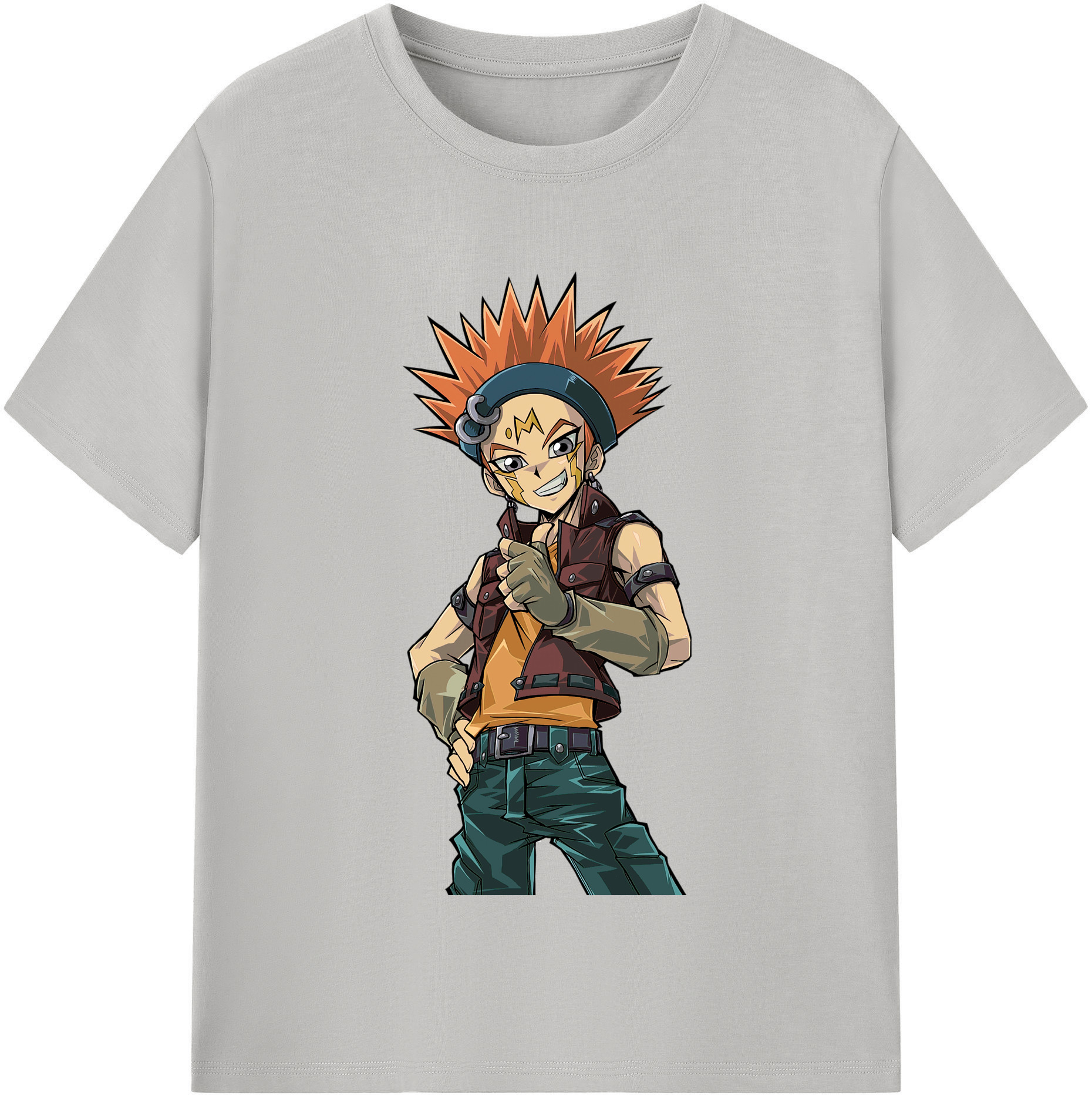 （画像用） 遊☆戯☆王 Yu-Gi-Oh! レディースカジュアルプリントTシャツ（綿100％）