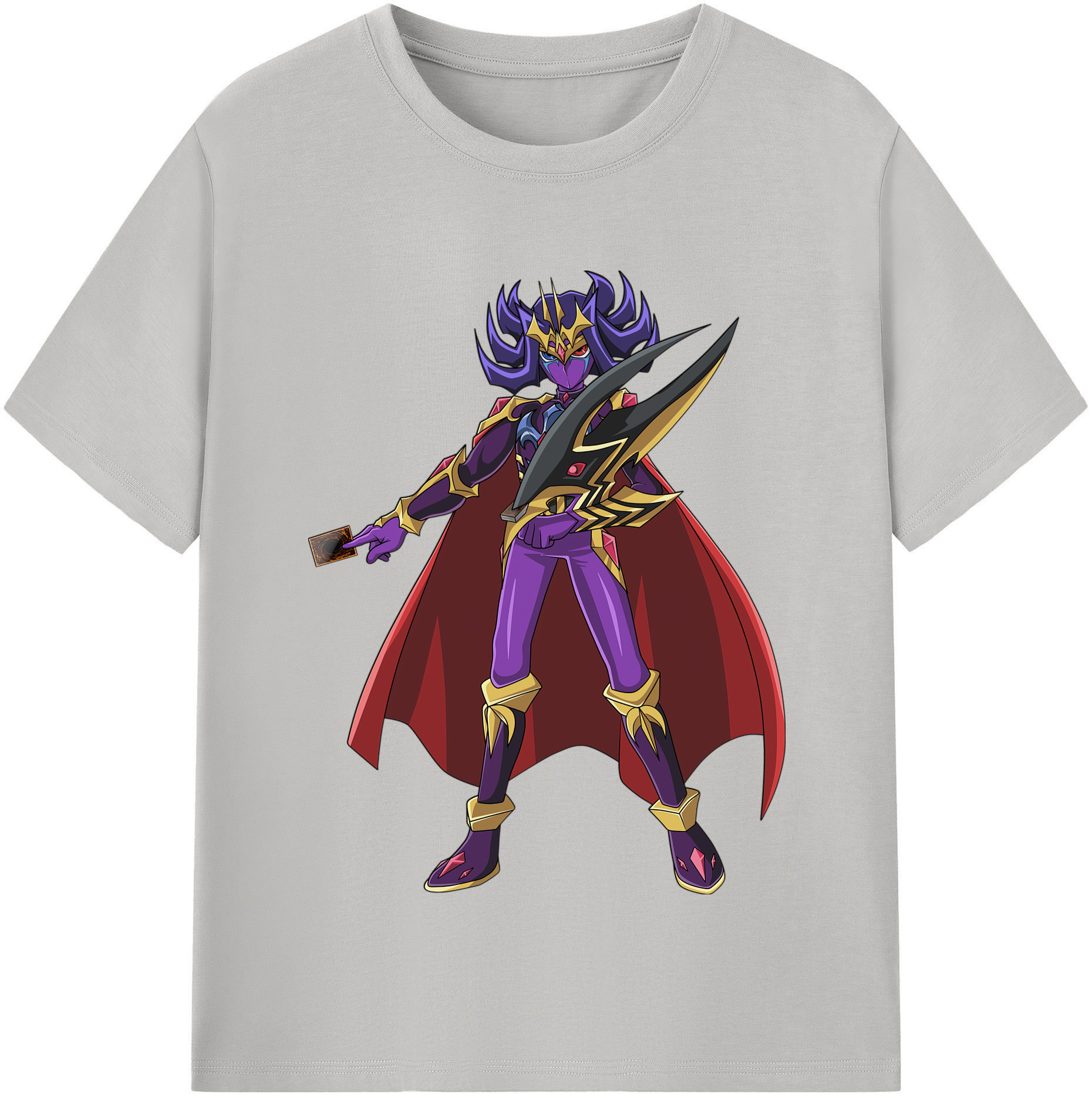 （画像用） 遊☆戯☆王 Yu-Gi-Oh! レディースカジュアルプリントTシャツ（綿100％）