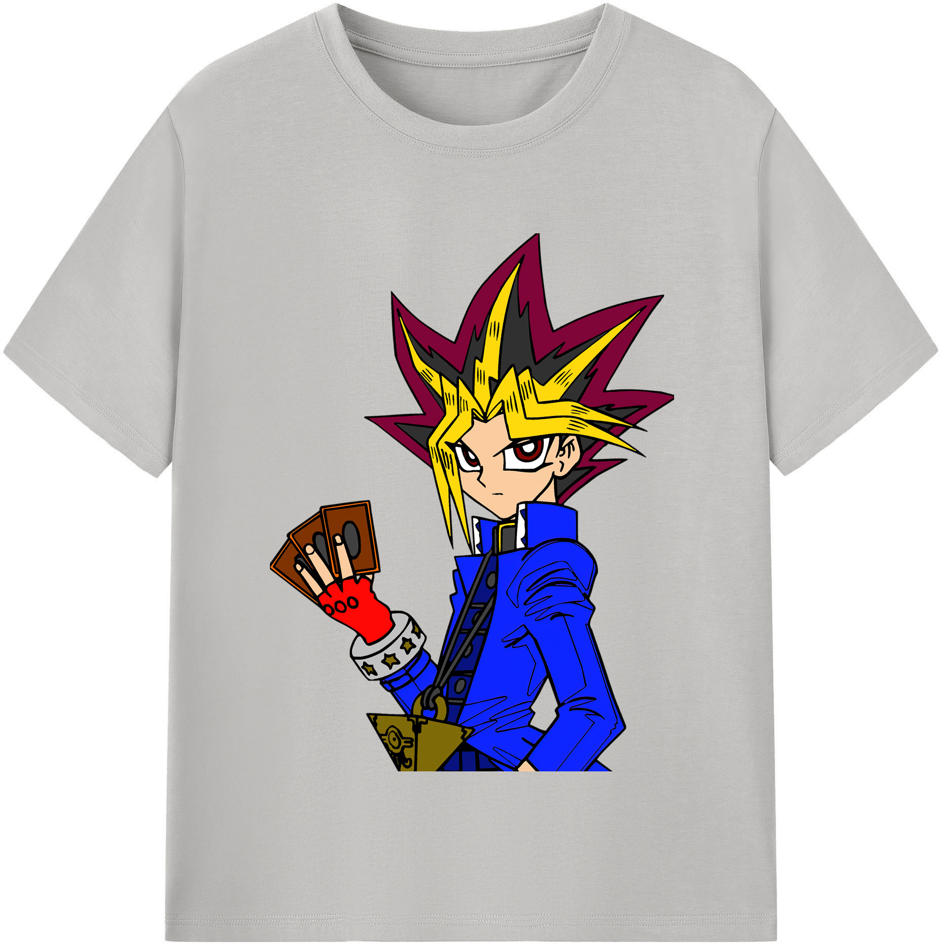 （画像用） 遊☆戯☆王 Yu-Gi-Oh! レディースカジュアルプリントTシャツ（綿100％）