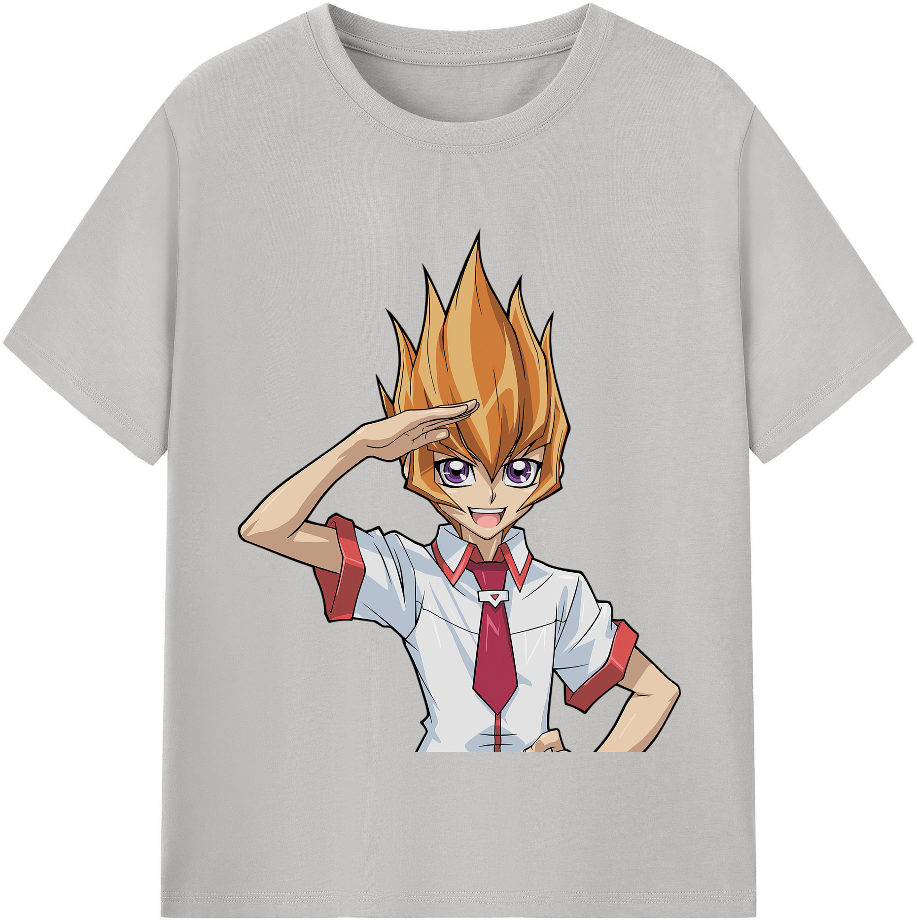 （画像用） 遊☆戯☆王 Yu-Gi-Oh! レディースカジュアルプリントTシャツ（綿100％）