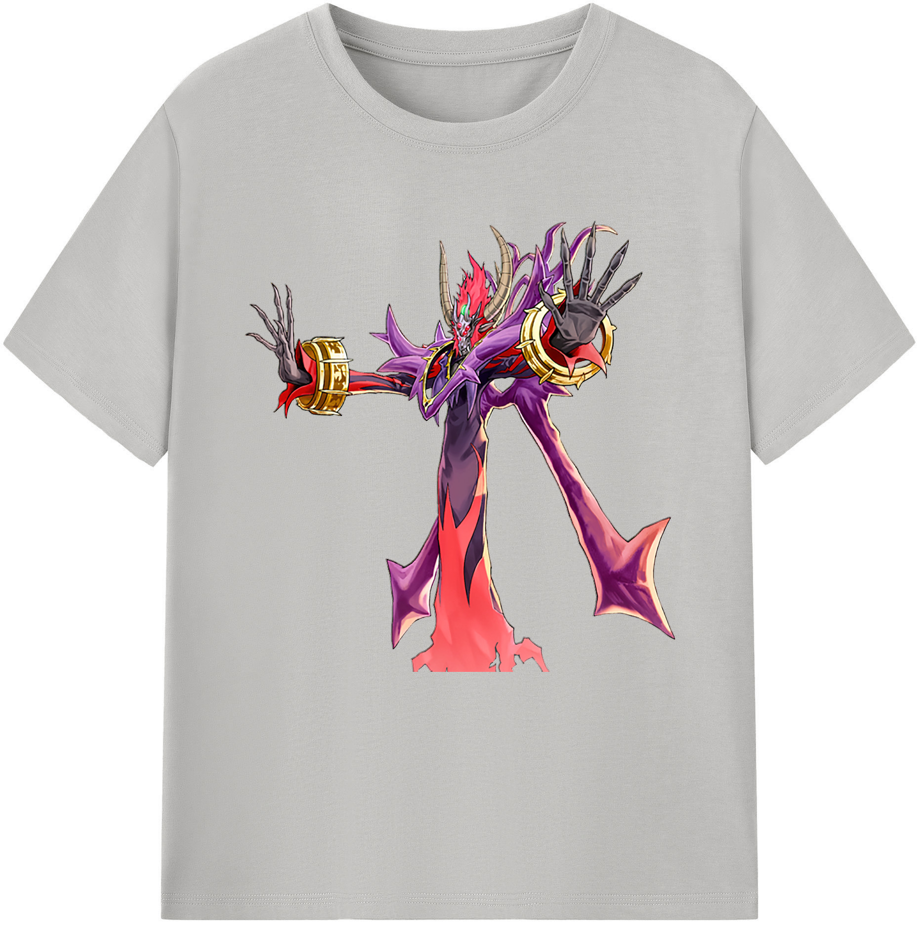 （画像用） 遊☆戯☆王 Yu-Gi-Oh! レディースカジュアルプリントTシャツ（綿100％）