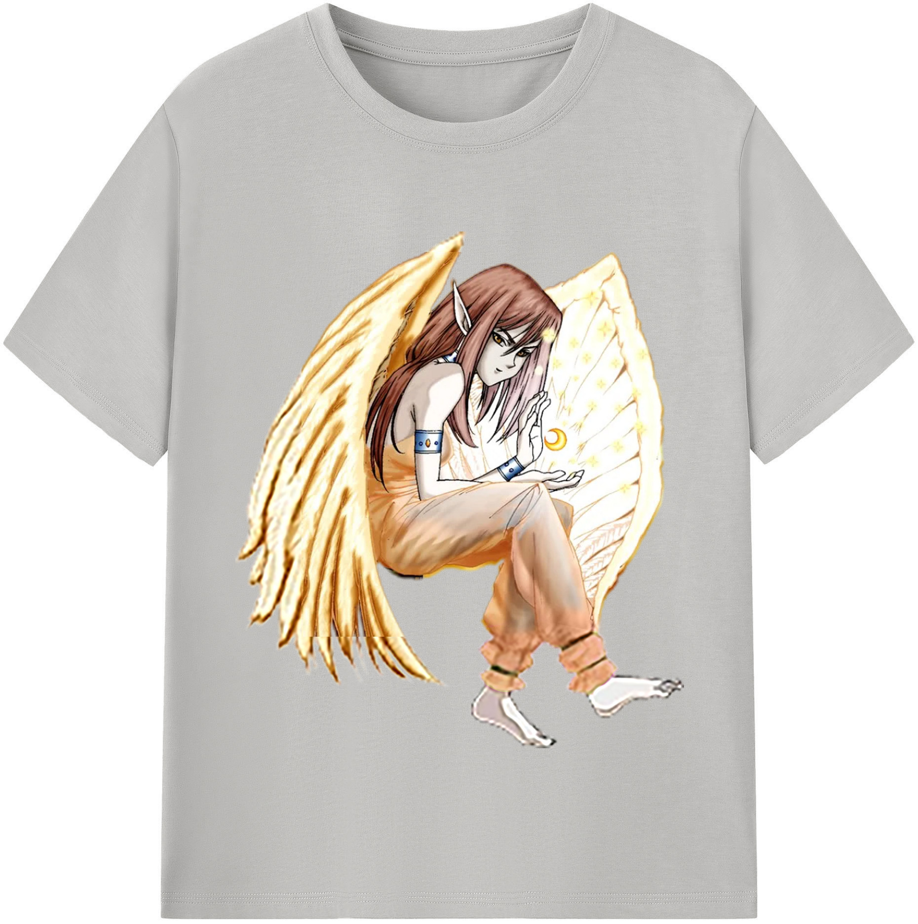 （画像用） 遊☆戯☆王 Yu-Gi-Oh! レディースカジュアルプリントTシャツ（綿100％）