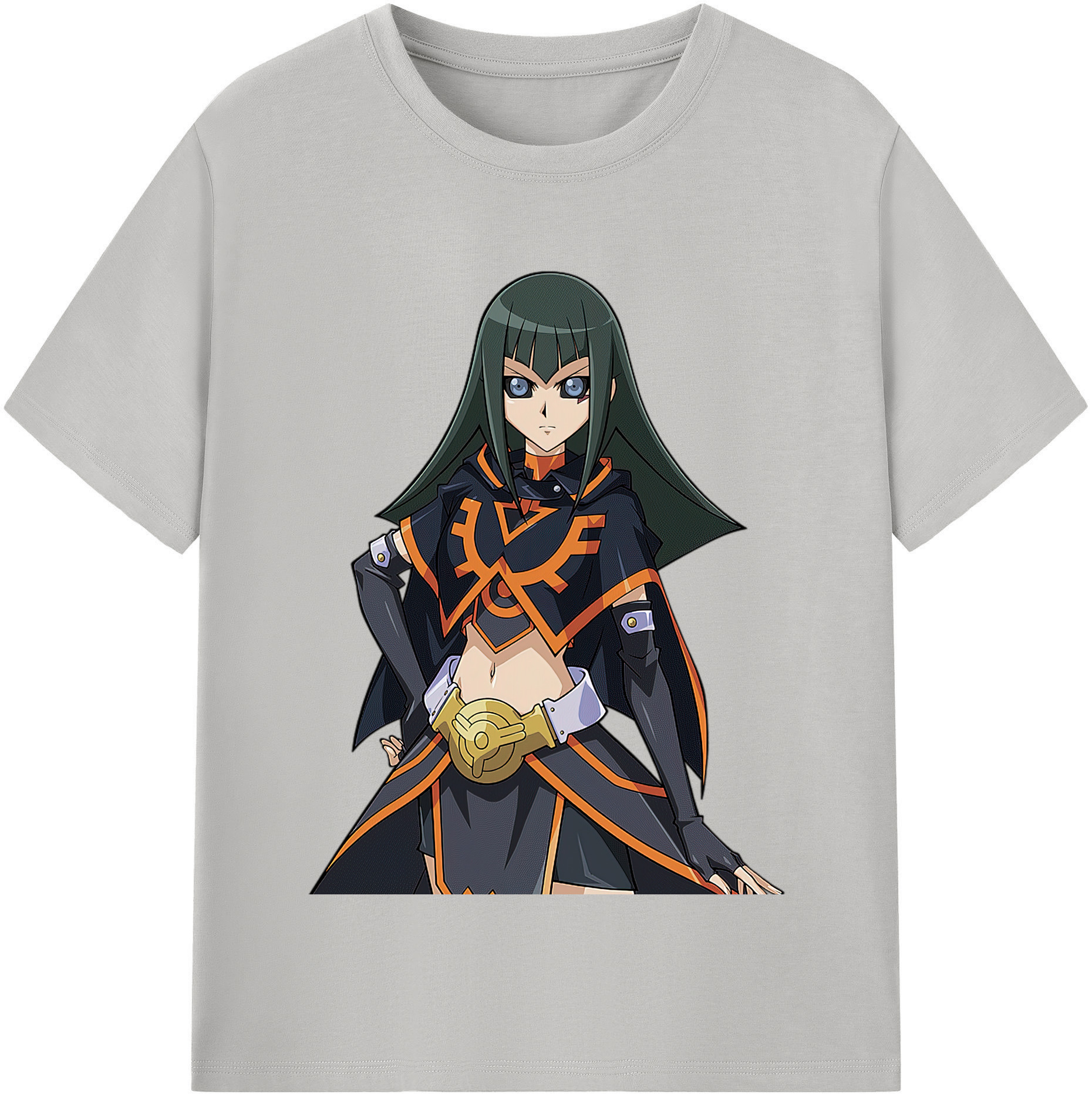 （画像用） 遊☆戯☆王 Yu-Gi-Oh! レディースカジュアルプリントTシャツ（綿100％）