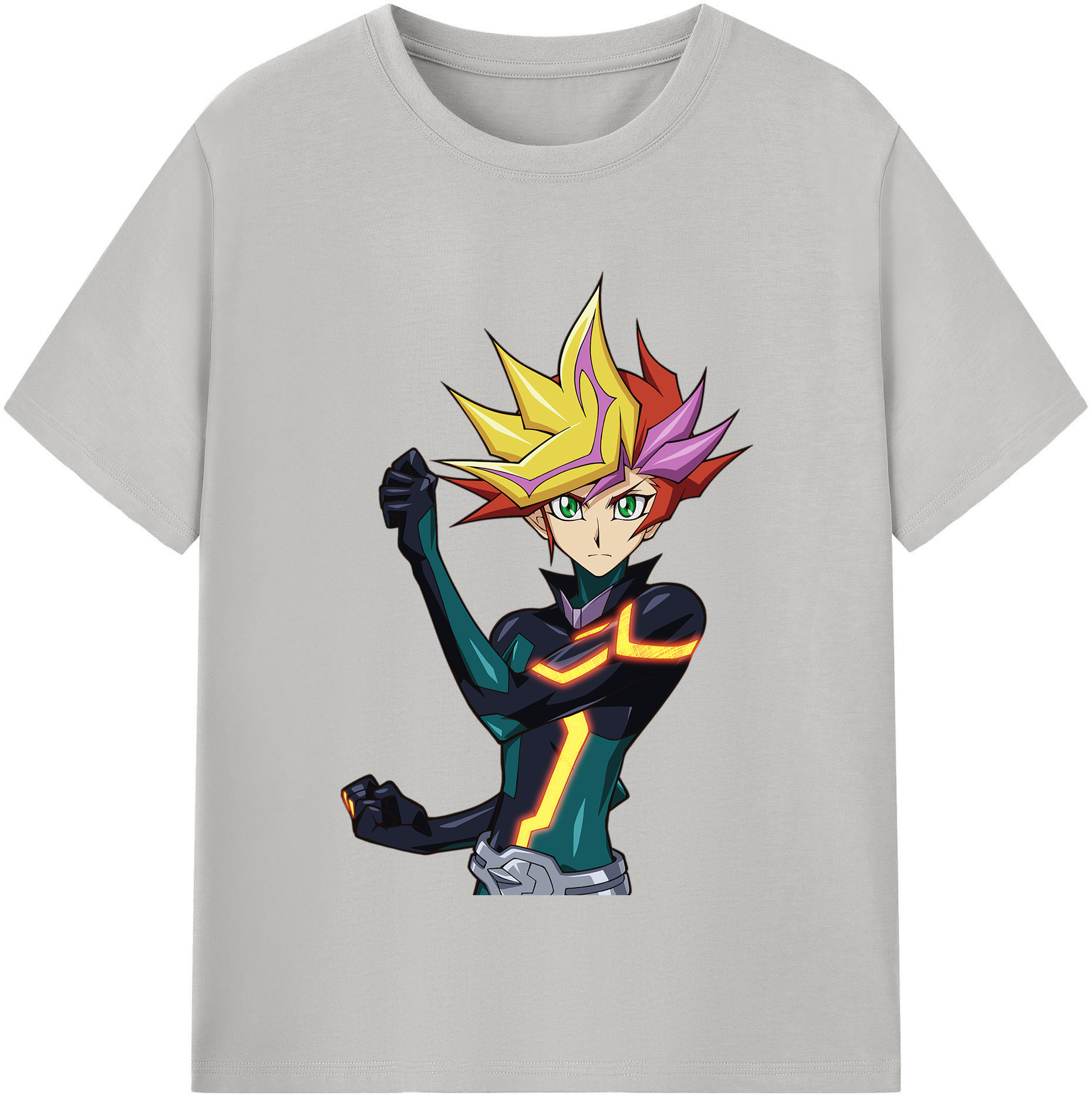 （画像用） 遊☆戯☆王 Yu-Gi-Oh! レディースカジュアルプリントTシャツ（綿100％）