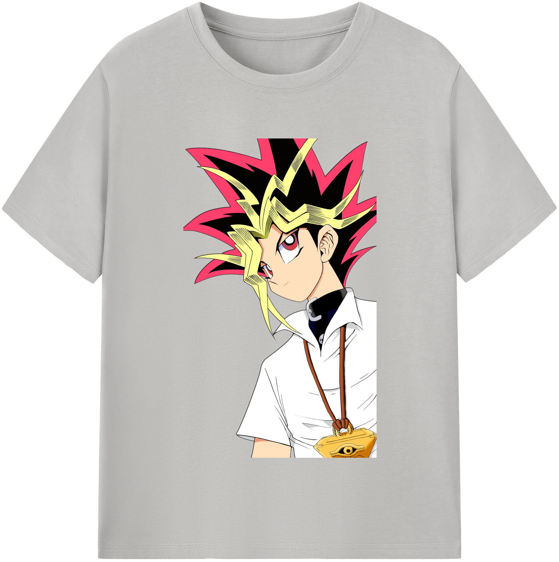 （画像用） 遊☆戯☆王 Yu-Gi-Oh! レディースカジュアルプリントTシャツ（綿100％）