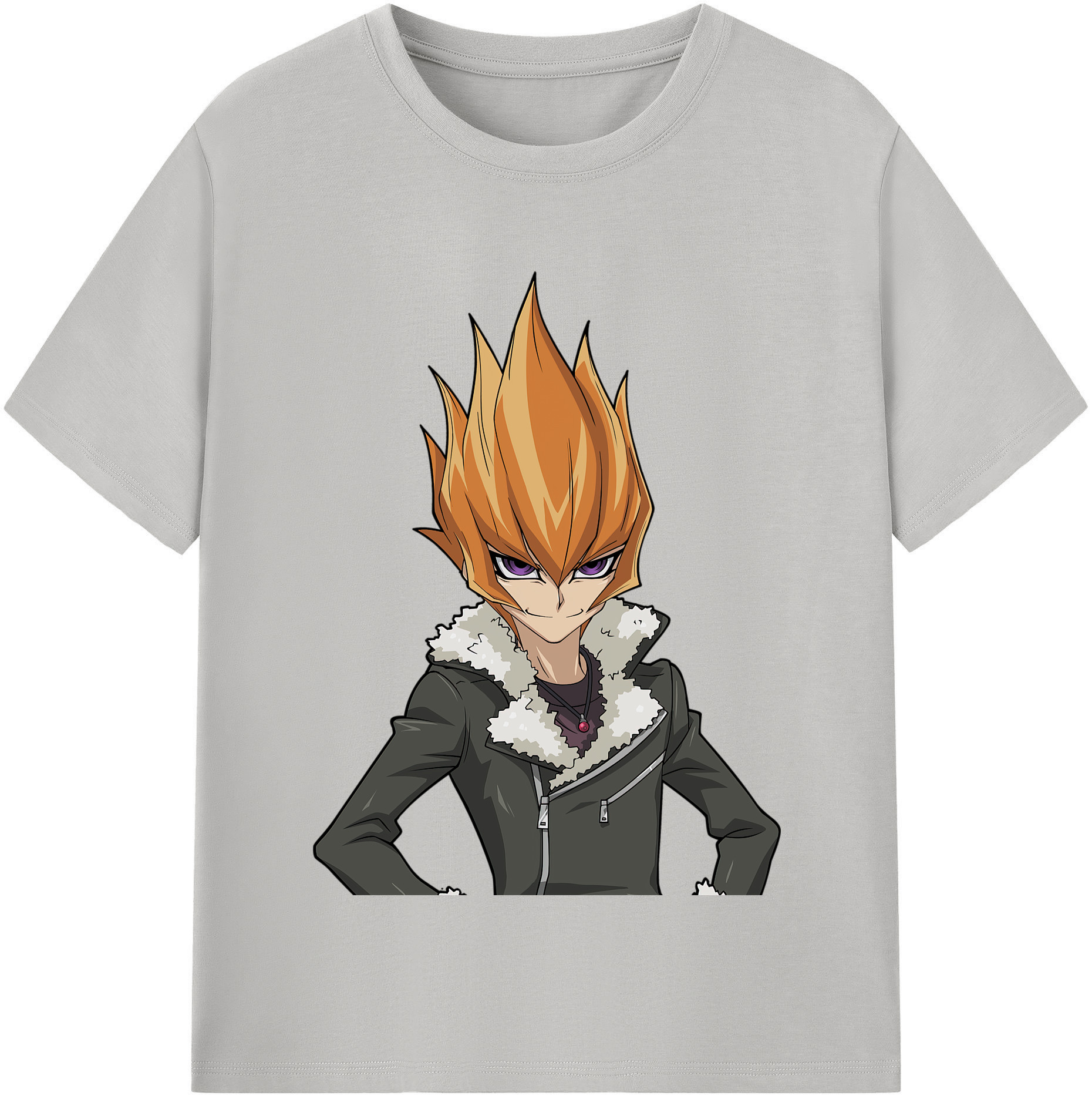 （画像用） 遊☆戯☆王 Yu-Gi-Oh! レディースカジュアルプリントTシャツ（綿100％）
