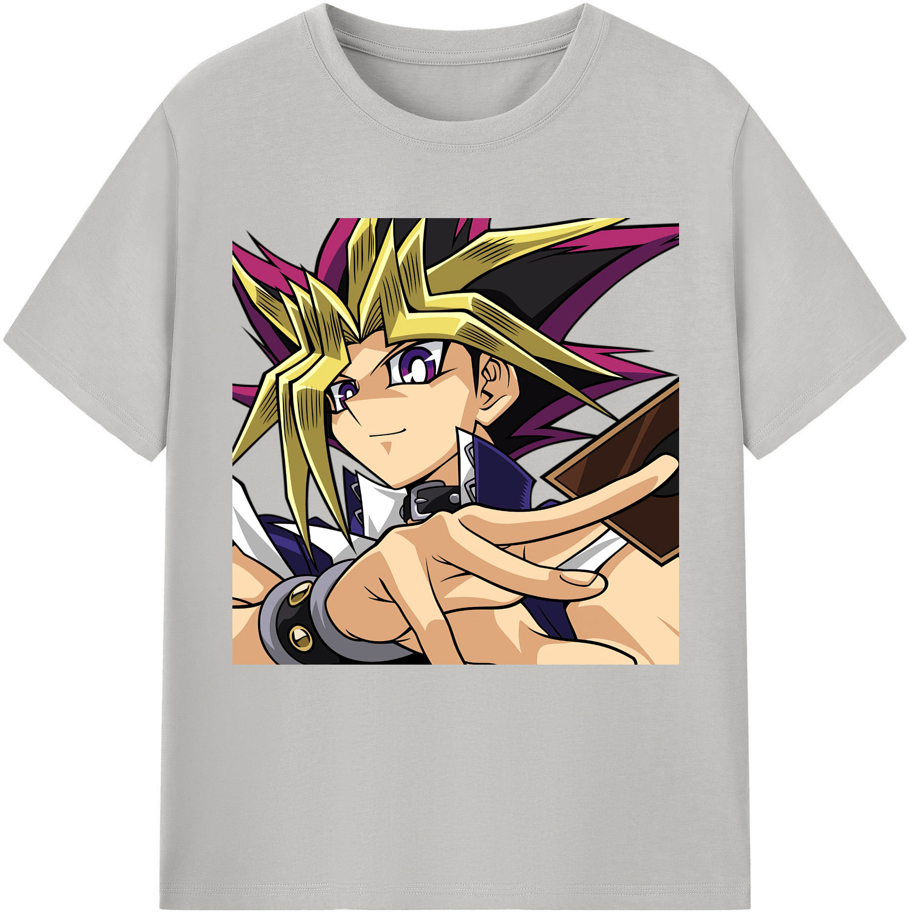 （画像用） 遊☆戯☆王 Yu-Gi-Oh! レディースカジュアルプリントTシャツ（綿100％）