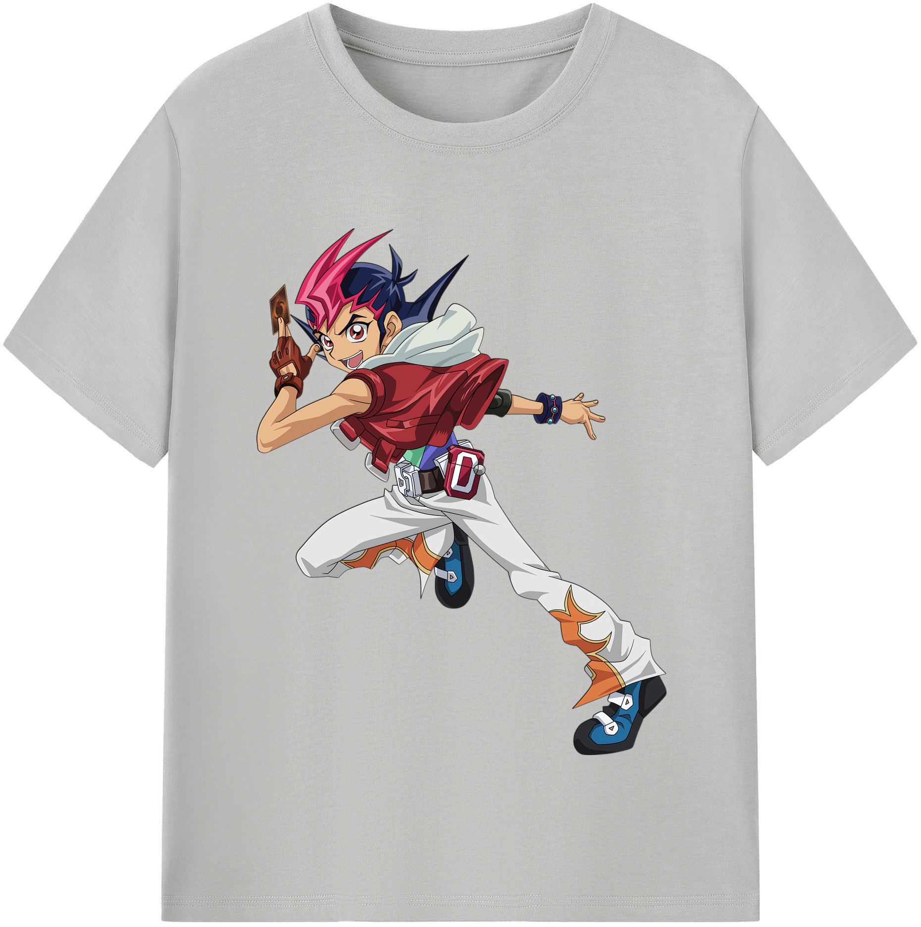（画像用） 遊☆戯☆王 Yu-Gi-Oh! レディースカジュアルプリントTシャツ（綿100％）