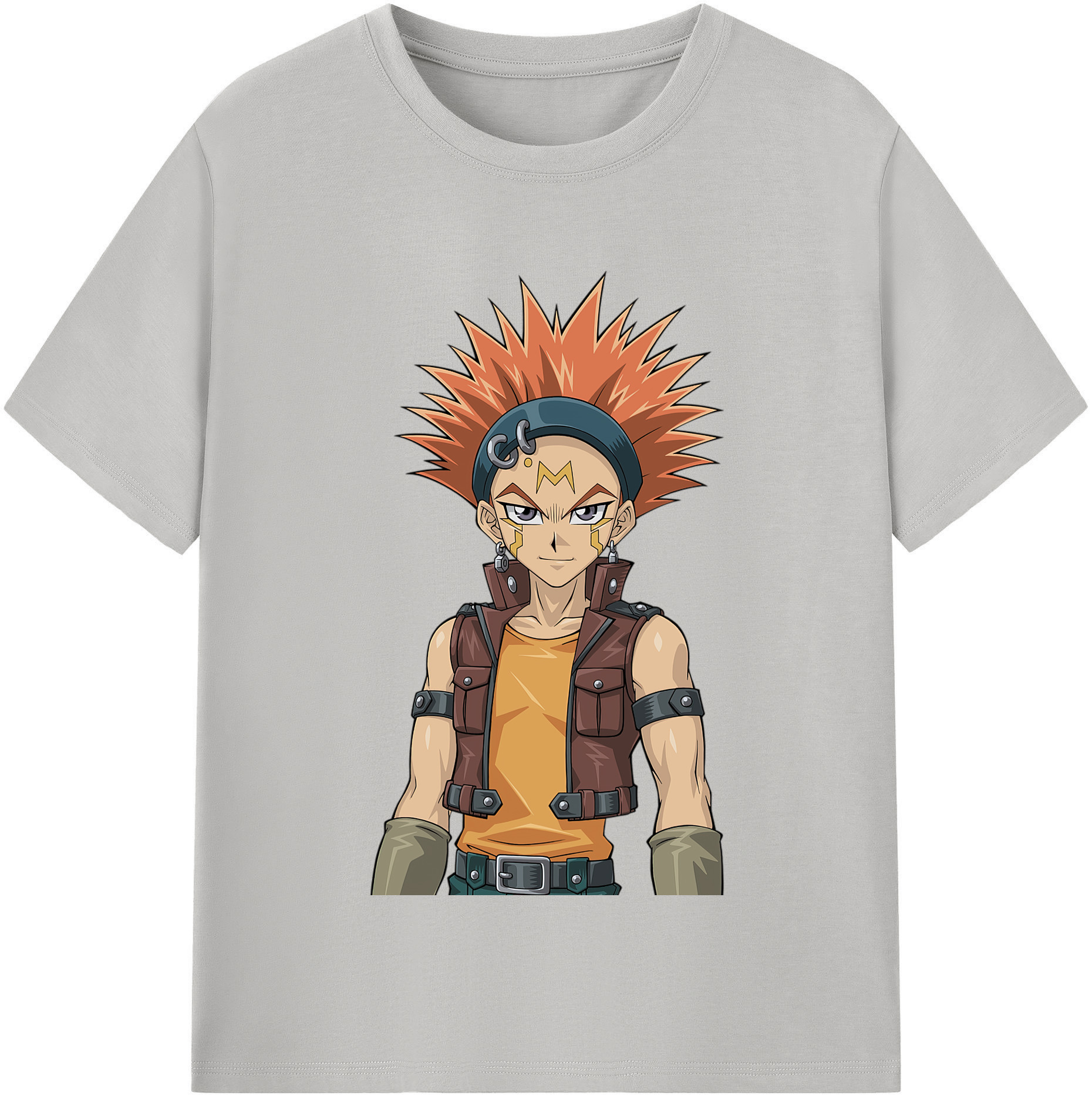 （画像用） 遊☆戯☆王 Yu-Gi-Oh! レディースカジュアルプリントTシャツ（綿100％）