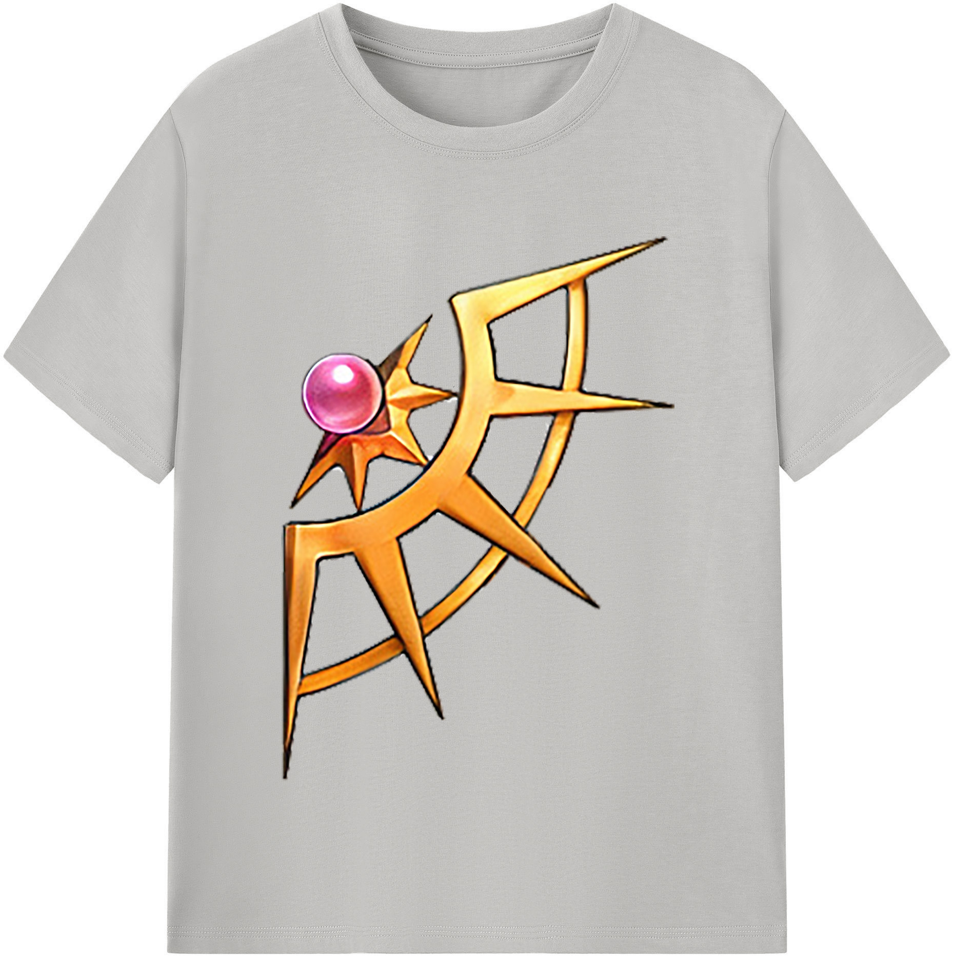 （画像用） 遊☆戯☆王 Yu-Gi-Oh! レディースカジュアルプリントTシャツ（綿100％）