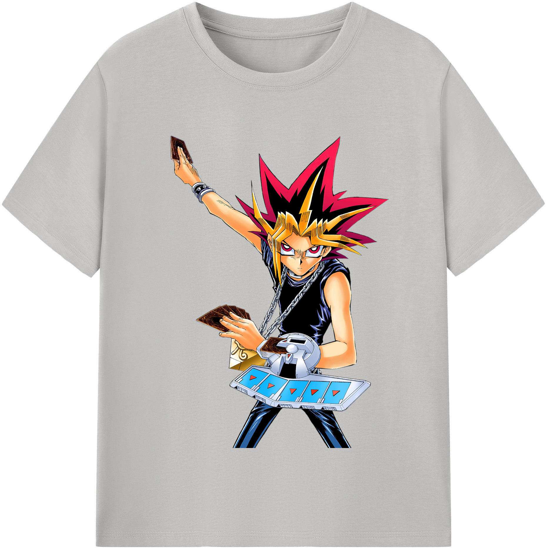 （画像用） 遊☆戯☆王 Yu-Gi-Oh! レディースカジュアルプリントTシャツ（綿100％）