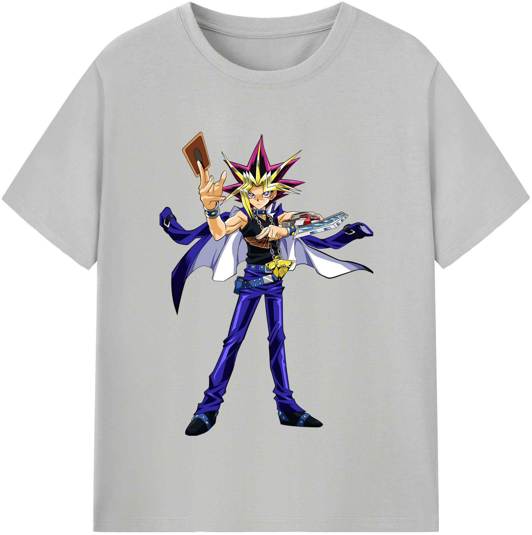 （画像用） 遊☆戯☆王 Yu-Gi-Oh! レディースカジュアルプリントTシャツ（綿100％）