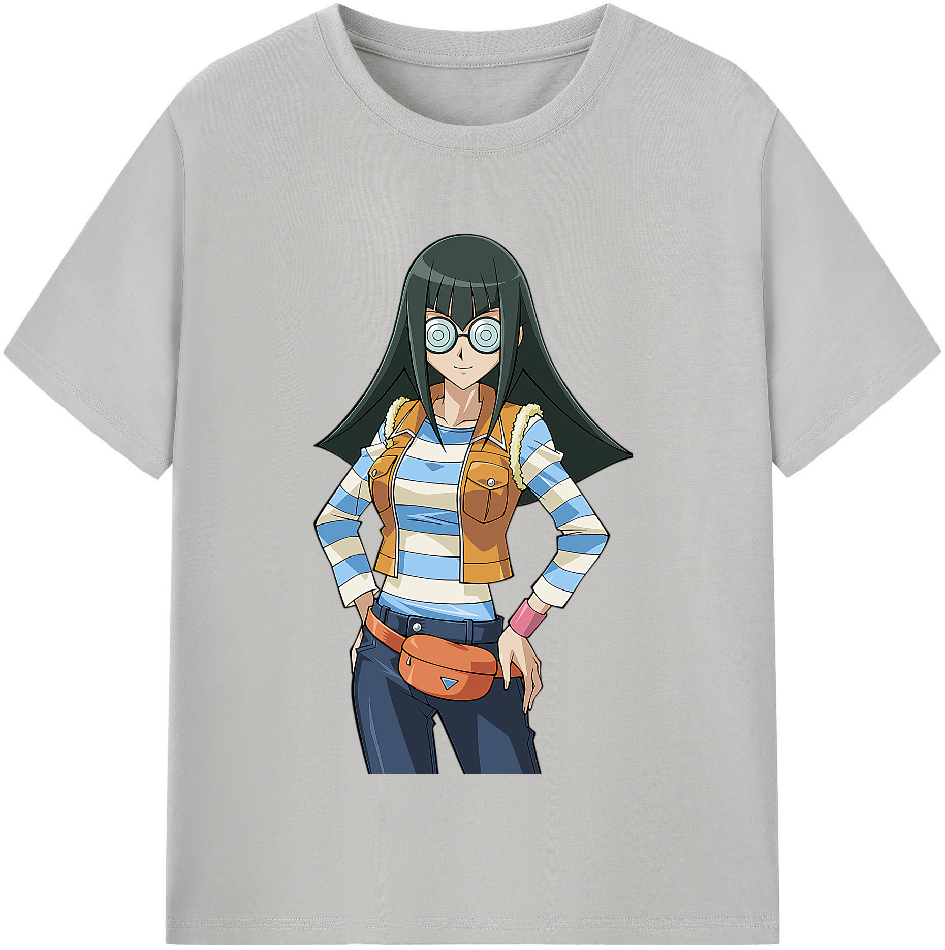 （画像用） 遊☆戯☆王 Yu-Gi-Oh! レディースカジュアルプリントTシャツ（綿100％）