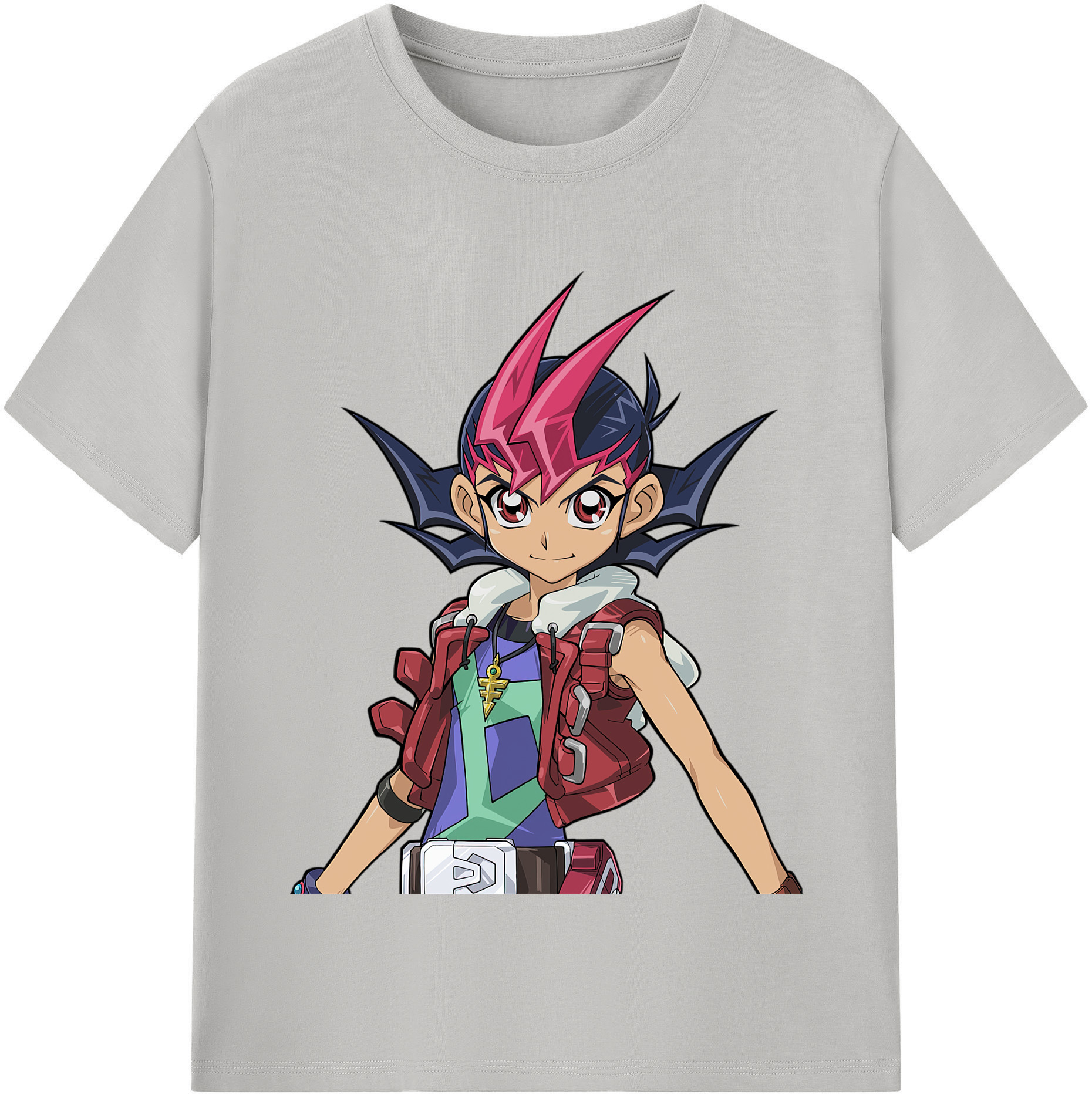 （画像用） 遊☆戯☆王 Yu-Gi-Oh! レディースカジュアルプリントTシャツ（綿100％）