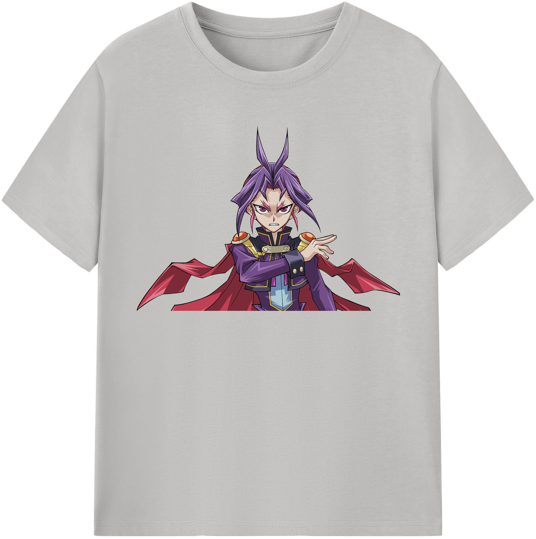 （画像用） 遊☆戯☆王 Yu-Gi-Oh! レディースカジュアルプリントTシャツ（綿100％）