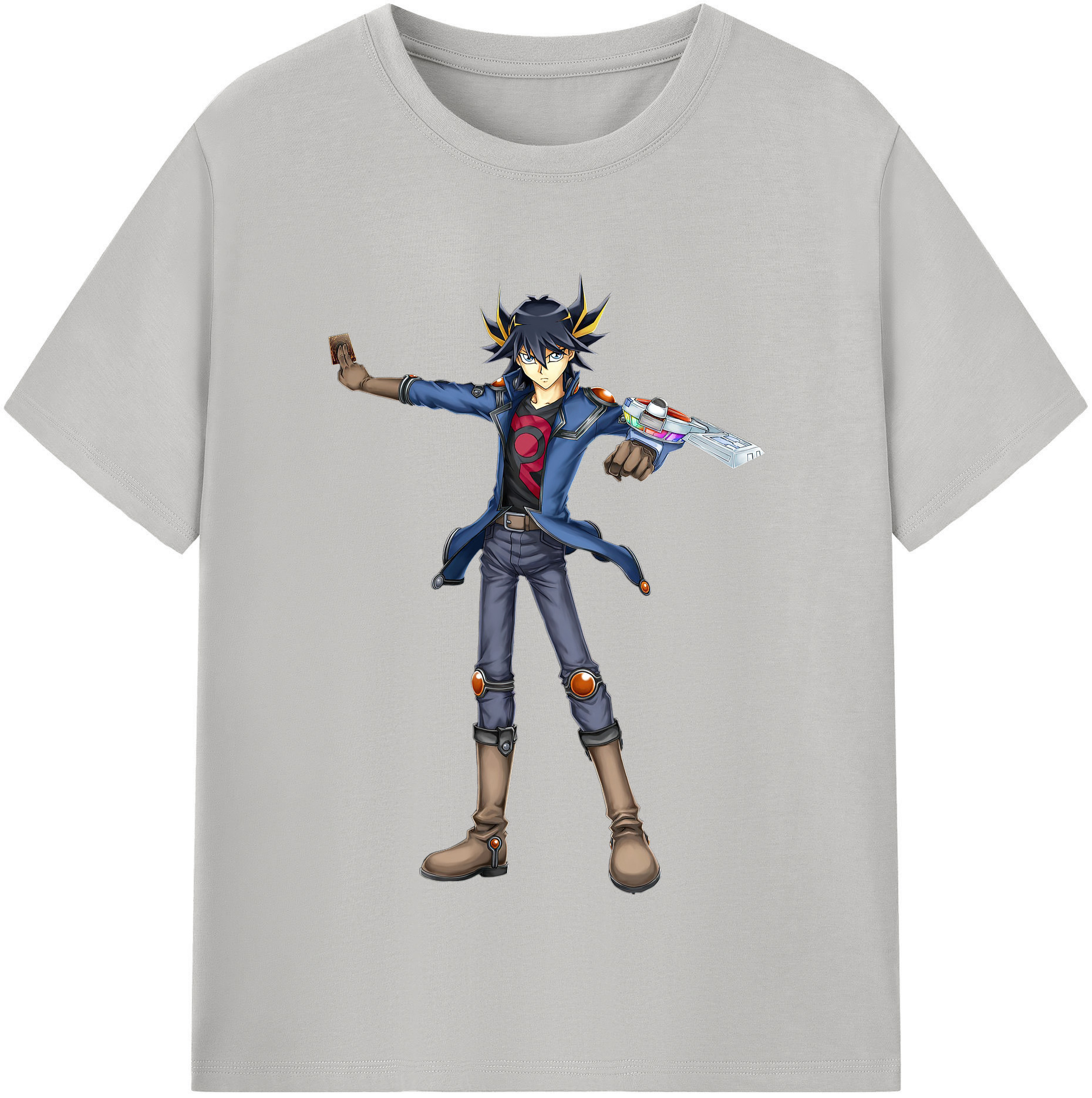 （画像用） 遊☆戯☆王 Yu-Gi-Oh! レディースカジュアルプリントTシャツ（綿100％）
