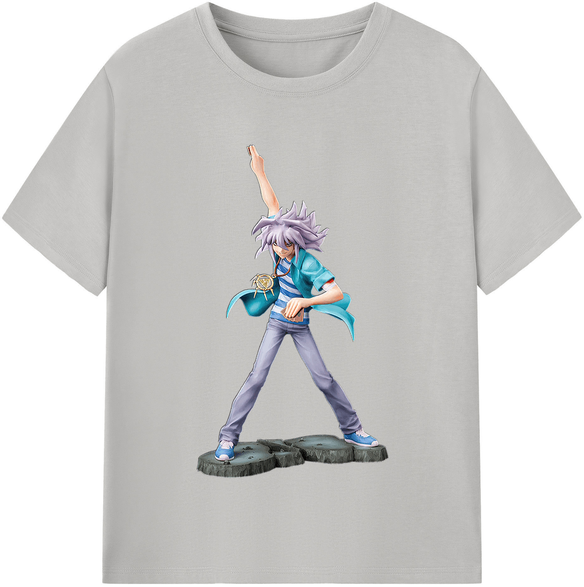 （画像用） 遊☆戯☆王 Yu-Gi-Oh! レディースカジュアルプリントTシャツ（綿100％）