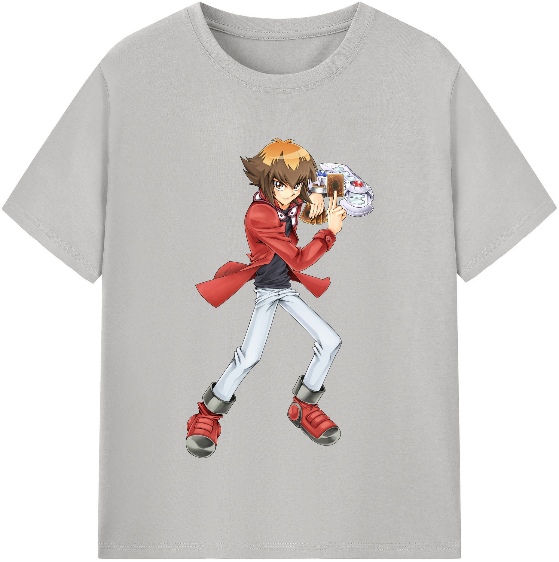 （画像用） 遊☆戯☆王 Yu-Gi-Oh! レディースカジュアルプリントTシャツ（綿100％）